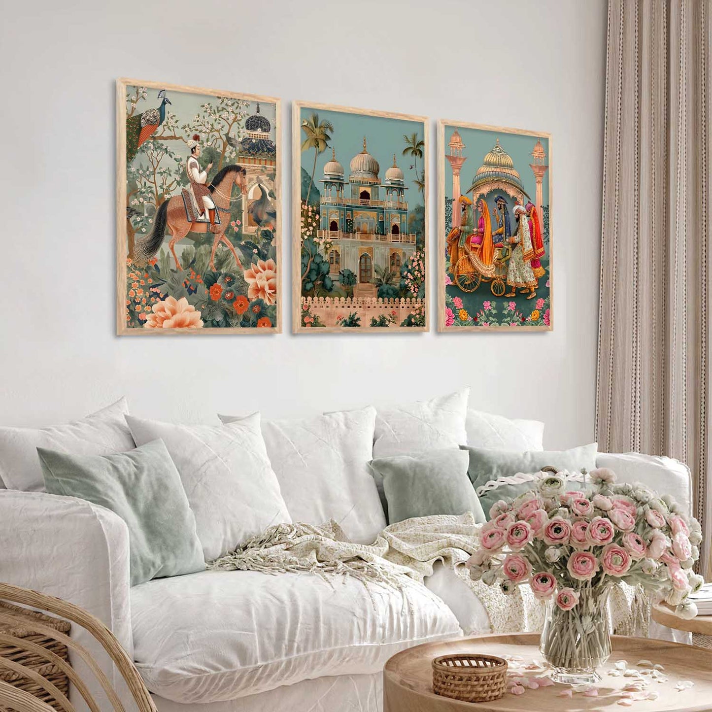 Traditional Wall Art Paintings for Living Room - Wall Poster With frames