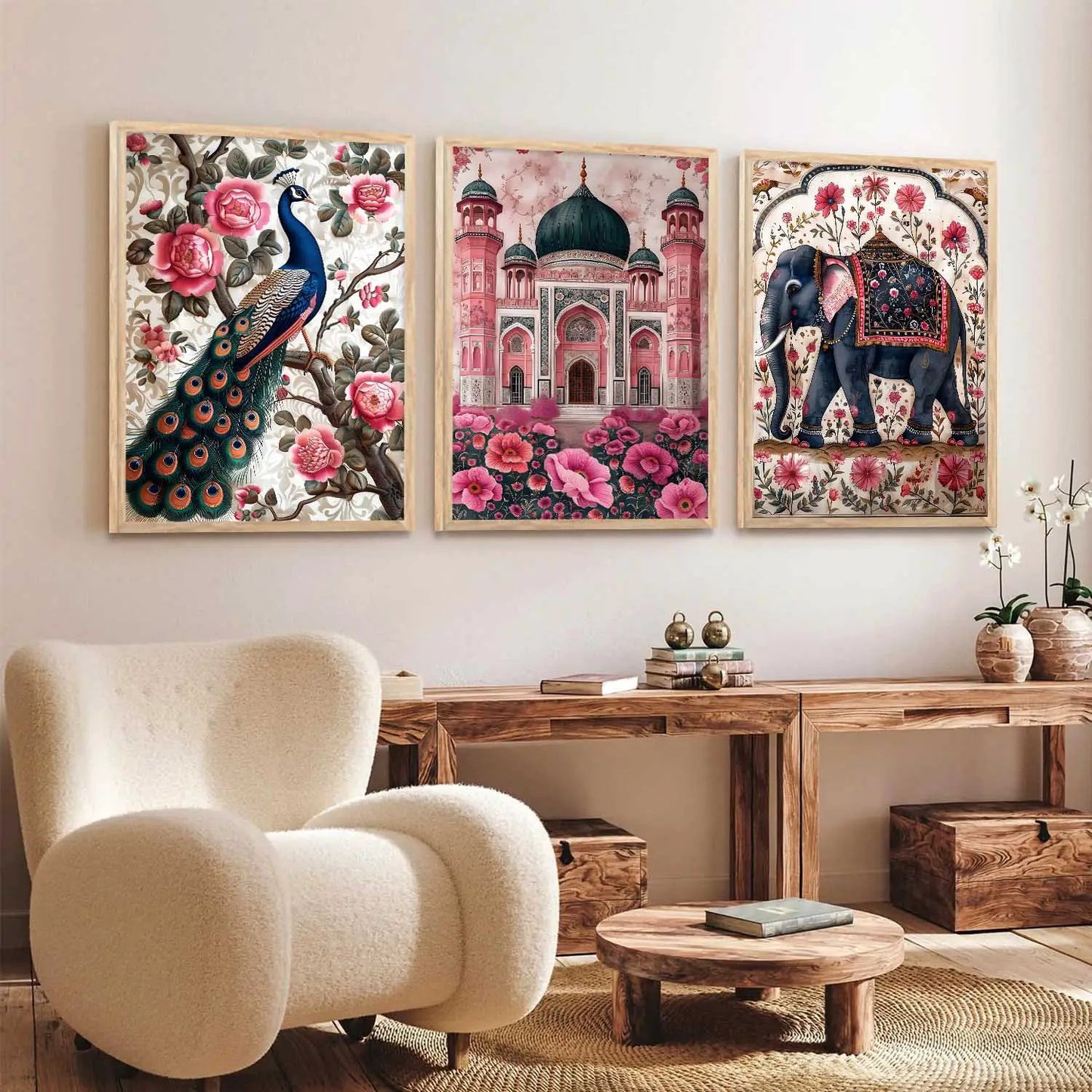 Traditional Wall Art Paintings for Living Room - Wall Poster With frames