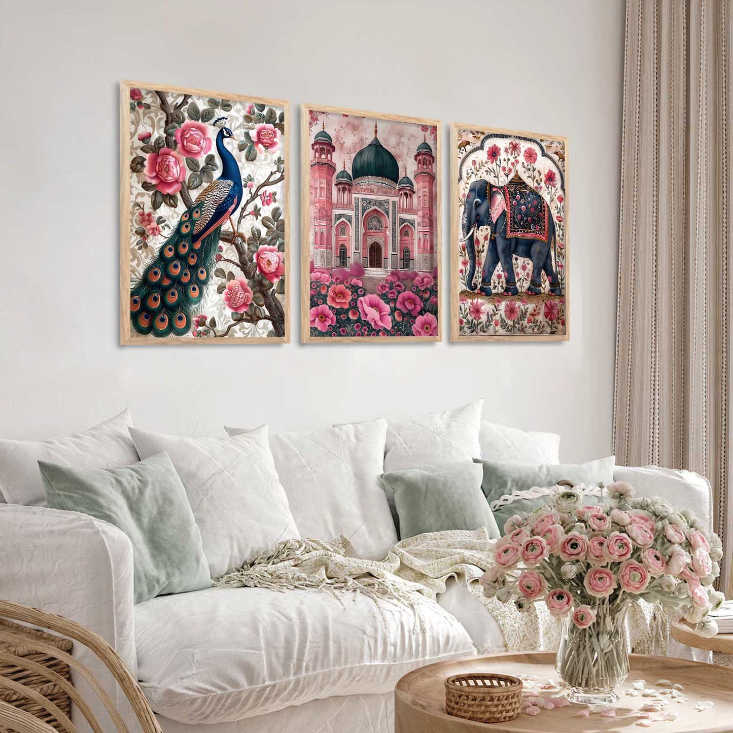 Traditional Wall Art Paintings for Living Room - Wall Poster With frames