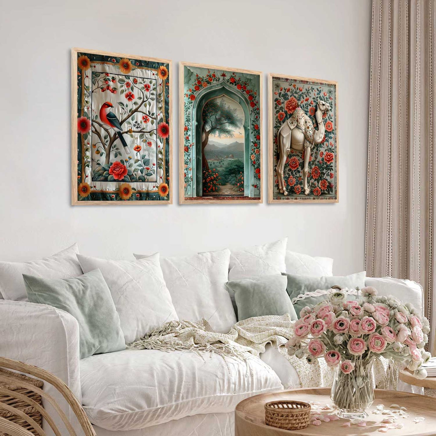 Traditional Wall Art Paintings for Living Room - Wall Poster With frames
