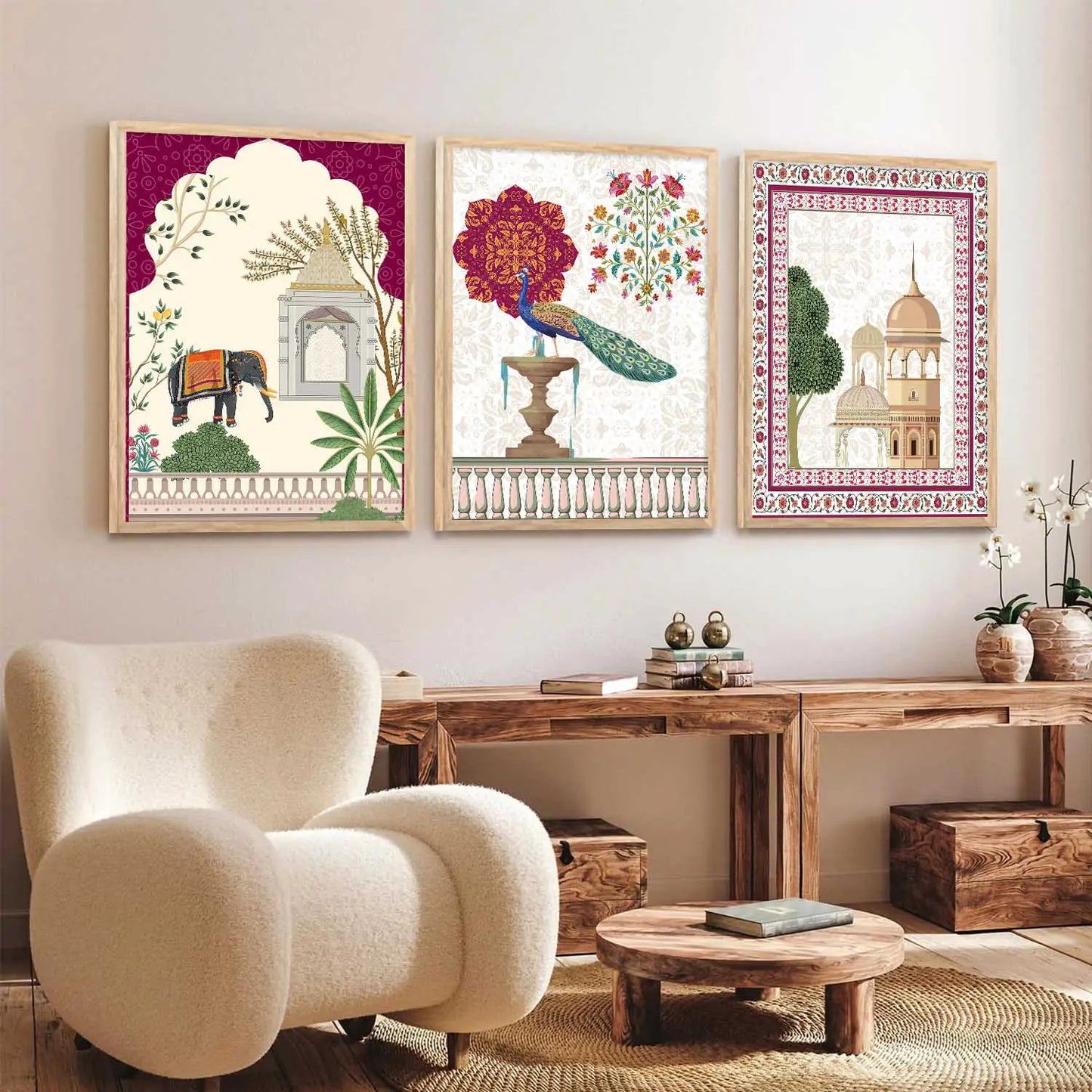 Traditional Wall Art Paintings for Living Room - Wall Poster With frames