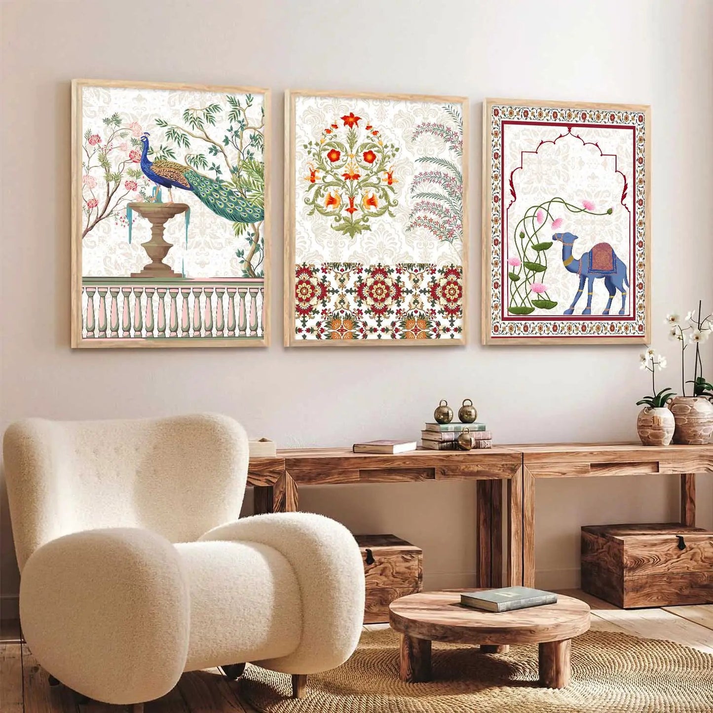 Traditional Wall Art Paintings for Living Room - Wall Poster With frames