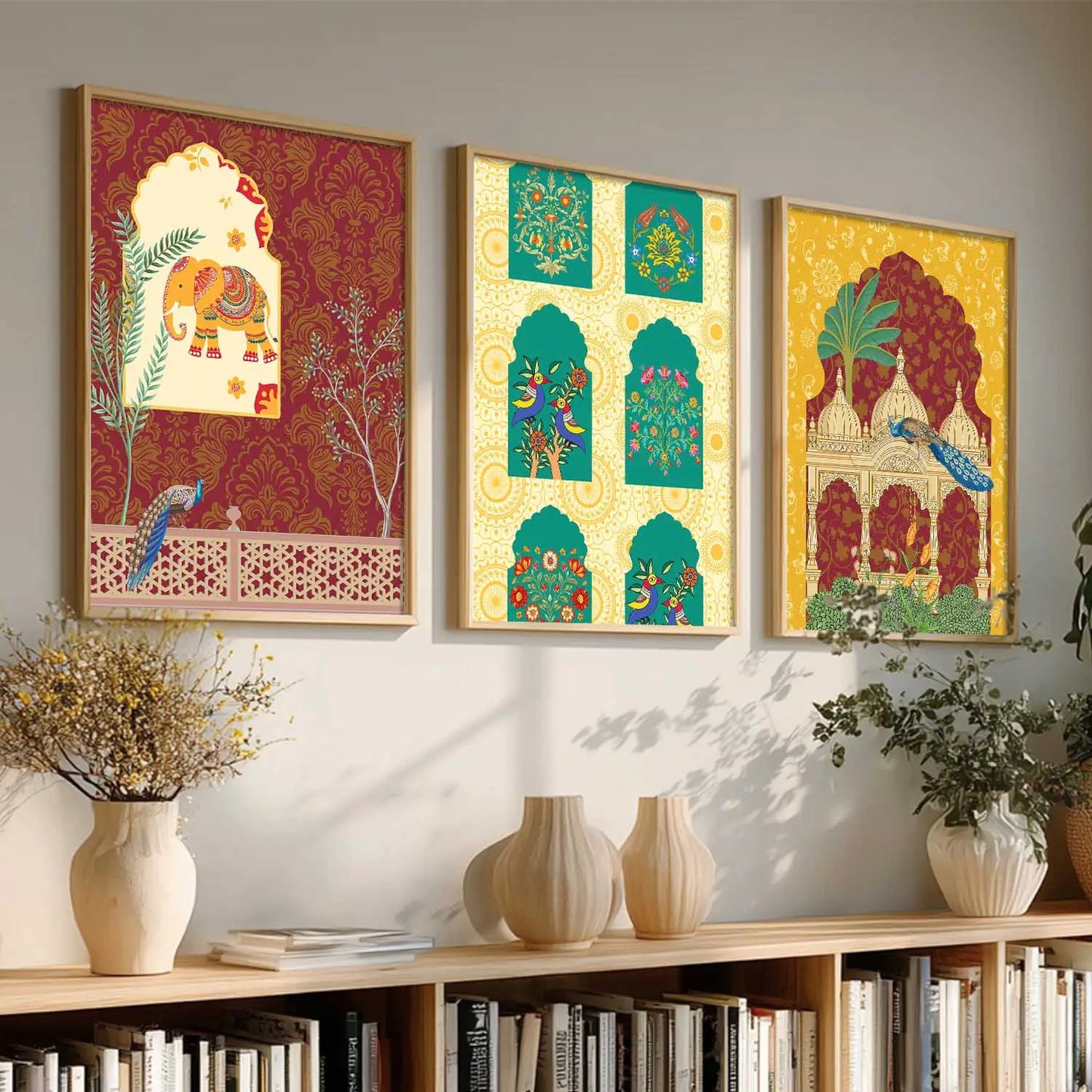 Traditional Wall Art Paintings for Living Room - Wall Poster With frames