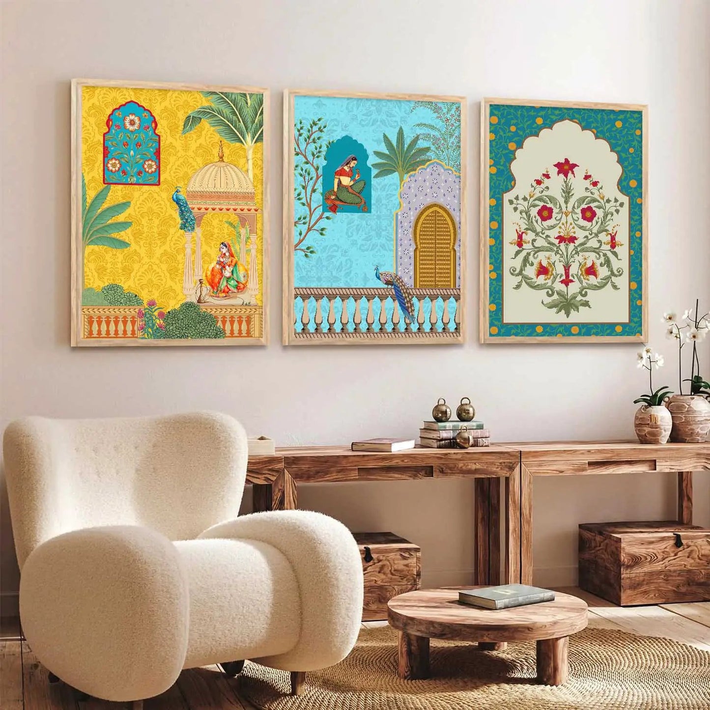 Traditional Wall Art Paintings for Living Room - Wall Poster With frames