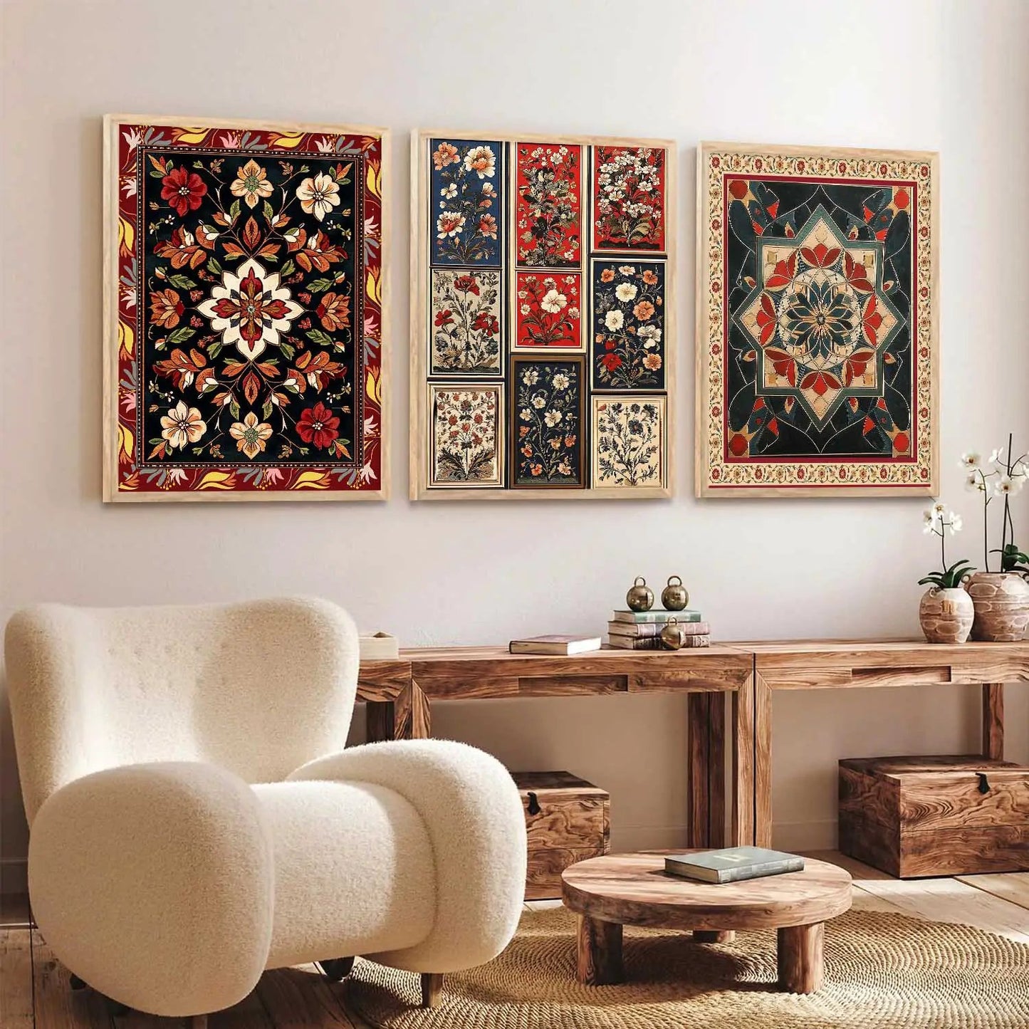 Traditional Wall Art Paintings for Living Room - Wall Poster With frames