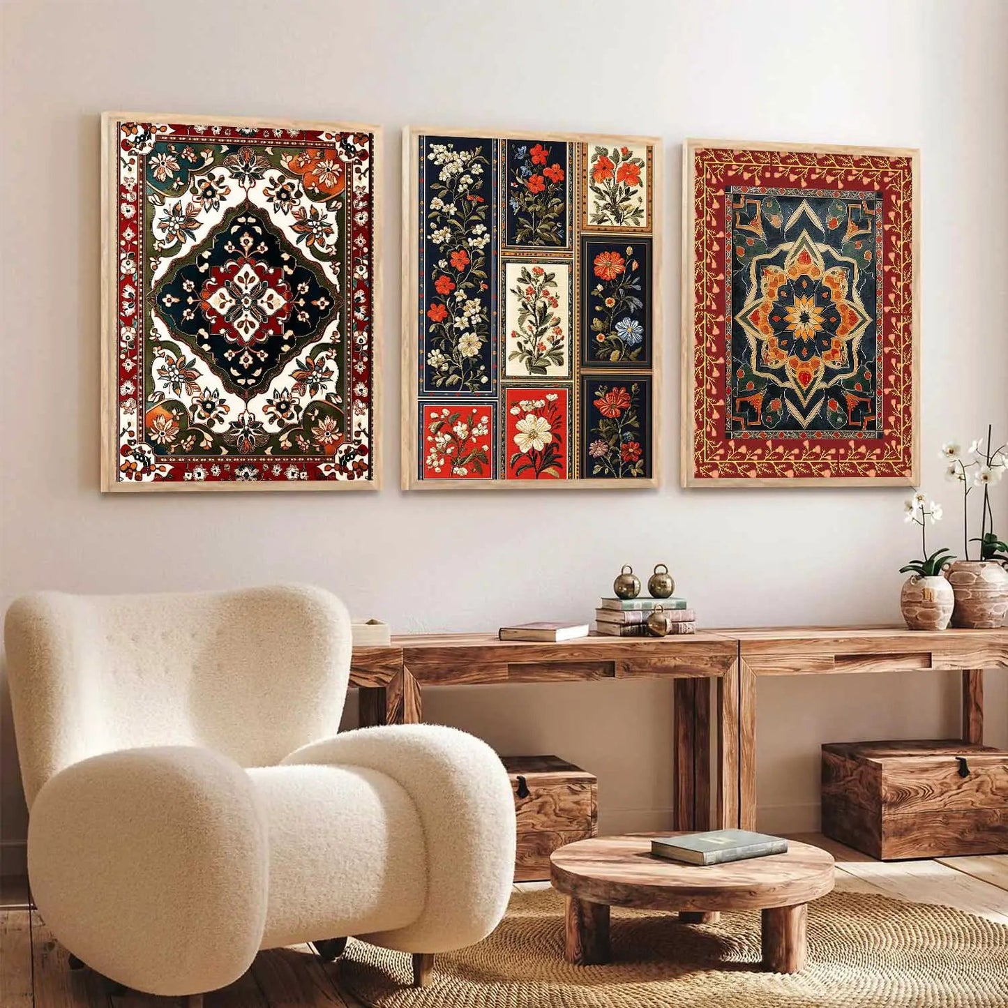 Traditional Wall Art Paintings for Living Room - Wall Poster With frames