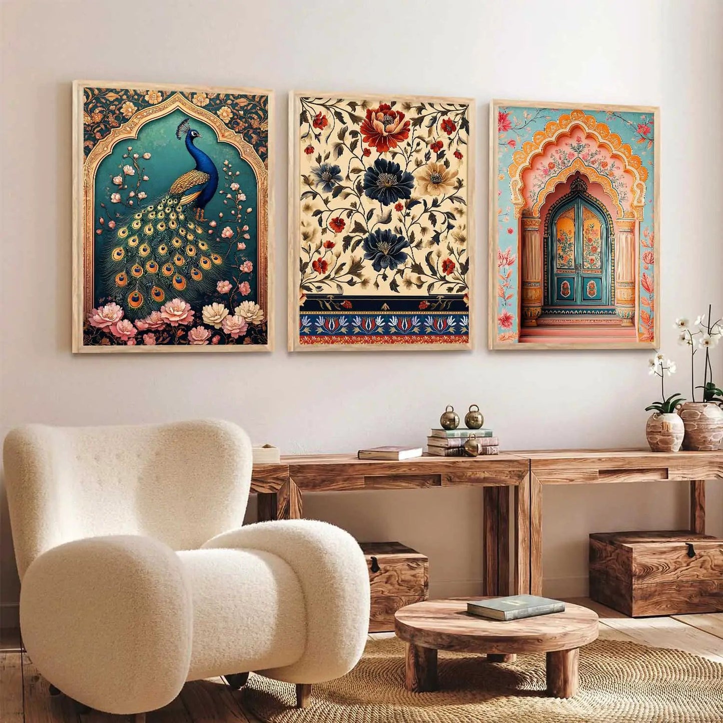 Traditional Wall Art Paintings for Living Room - Wall Poster With frames
