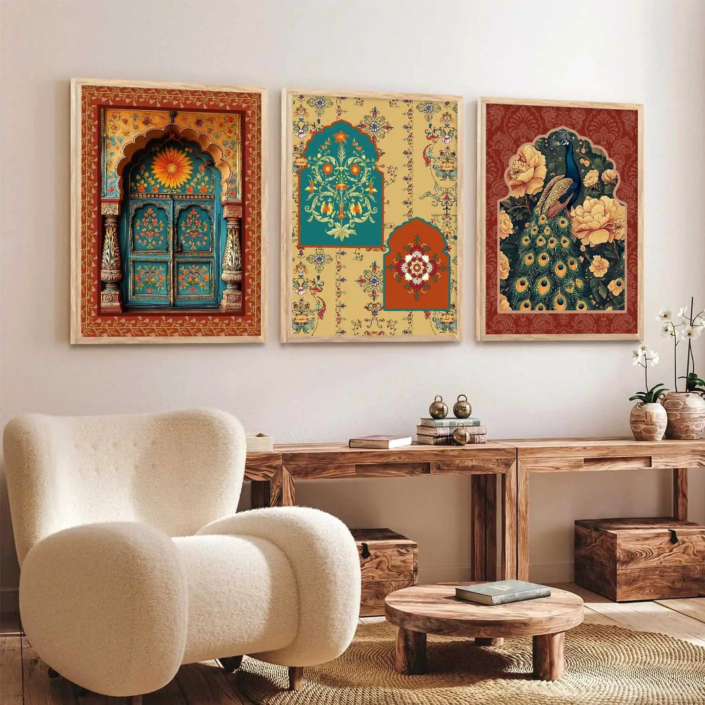 Traditional Wall Art Paintings for Living Room - Wall Poster With frames