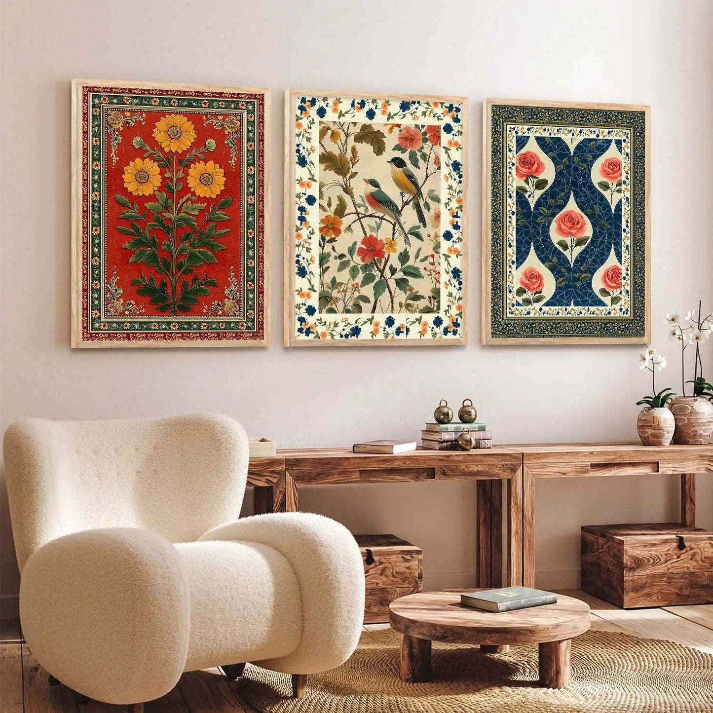 Traditional Wall Art Paintings for Living Room - Wall Poster With frames