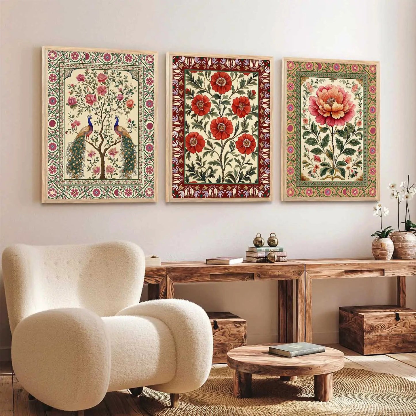 Traditional Wall Art Paintings for Living Room - Wall Poster With frames