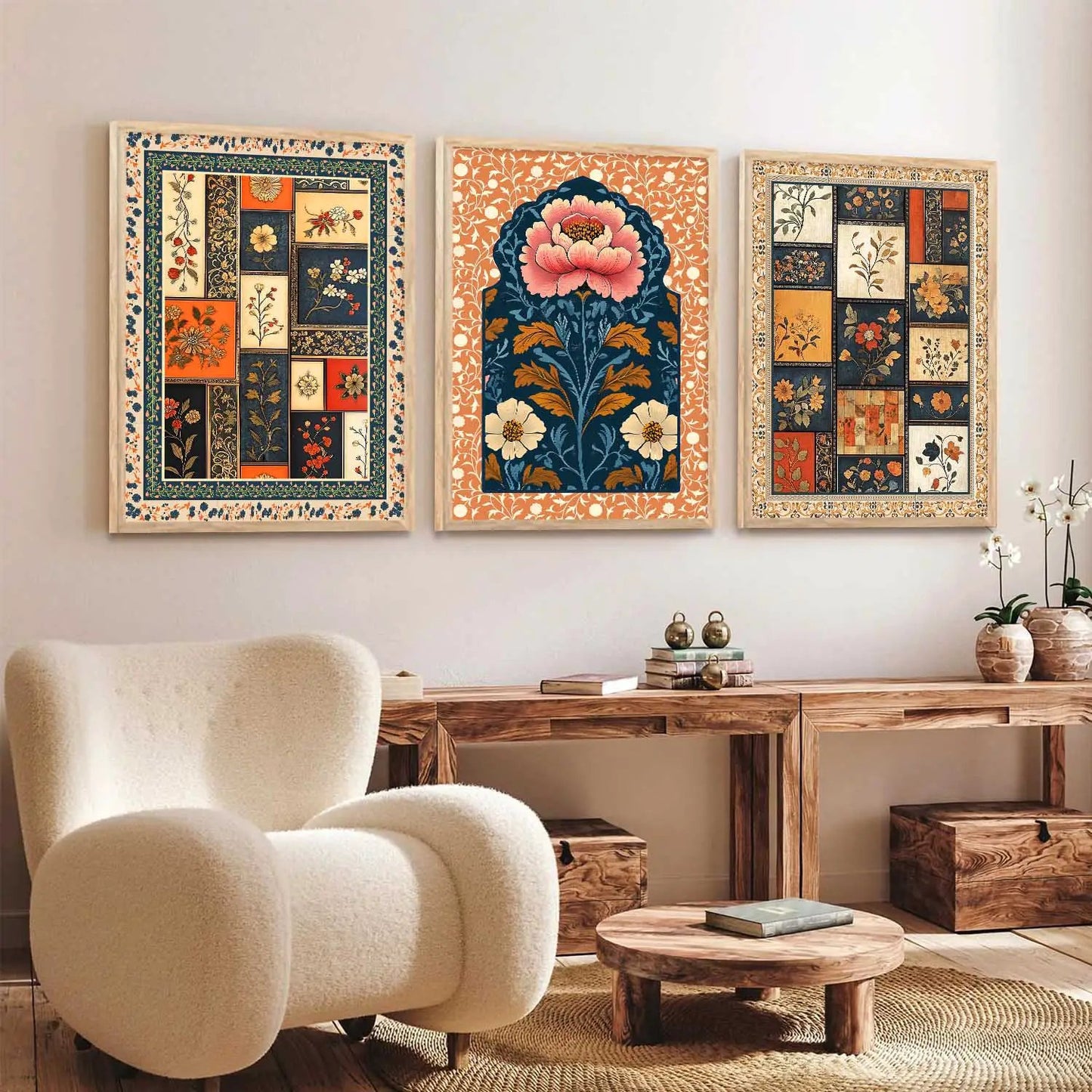 Traditional Wall Art Paintings for Living Room - Wall Poster With frames