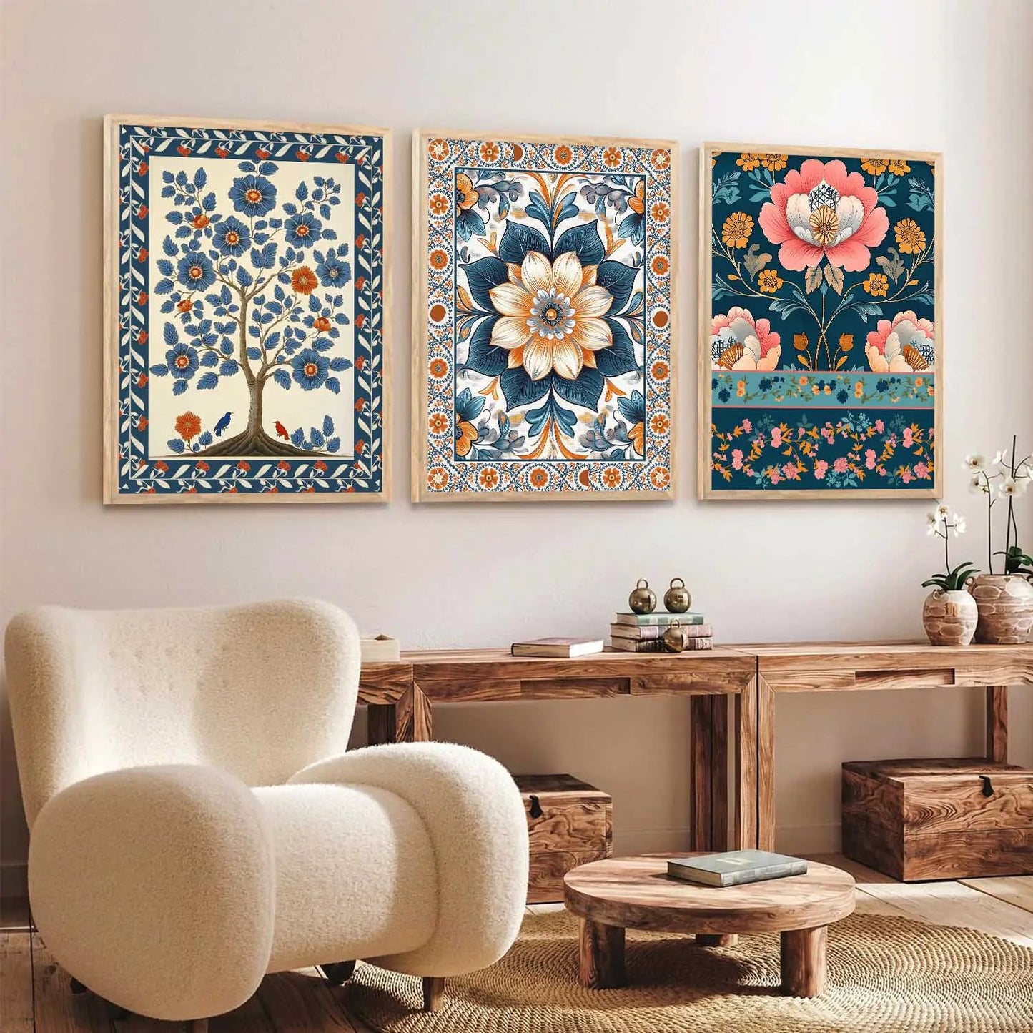 Traditional Wall Art Paintings for Living Room - Wall Poster With frames