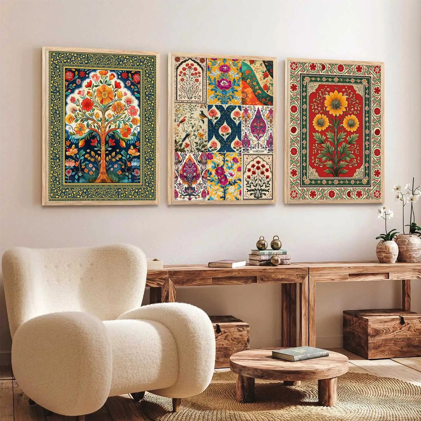 Traditional Wall Art Paintings for Living Room - Wall Poster With frames
