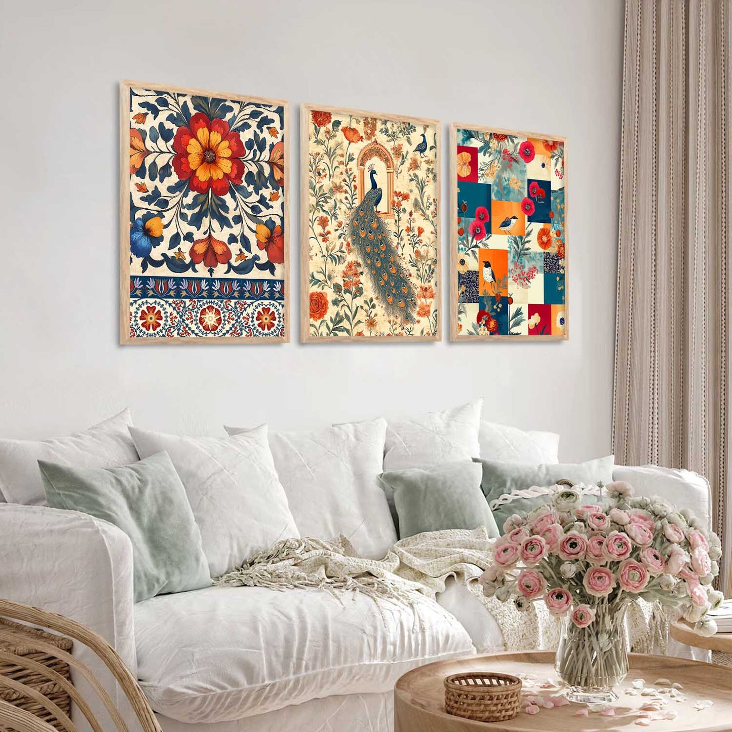 Traditional Wall Art Paintings for Living Room - Wall Poster With frames