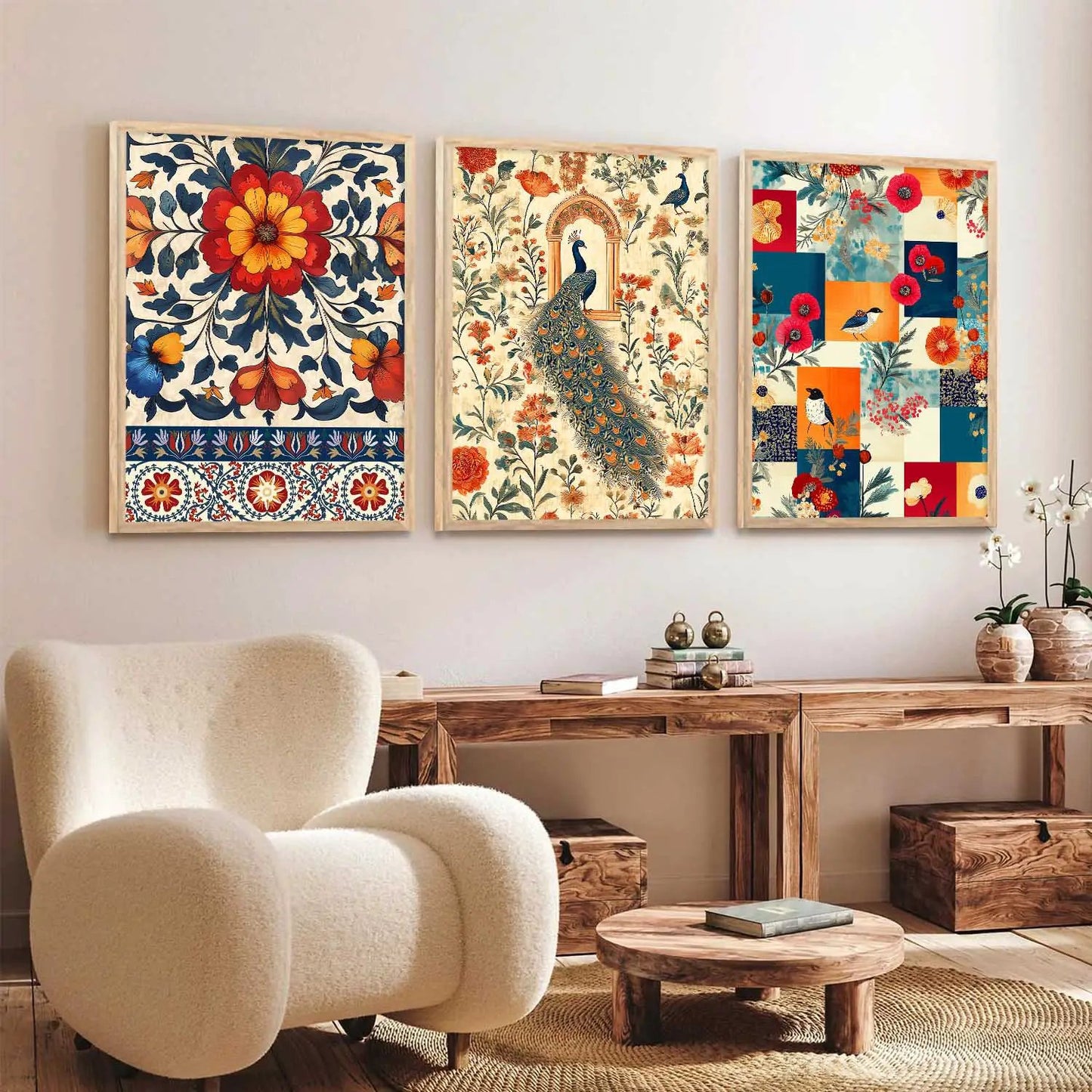 Traditional Wall Art Paintings for Living Room - Wall Poster With frames
