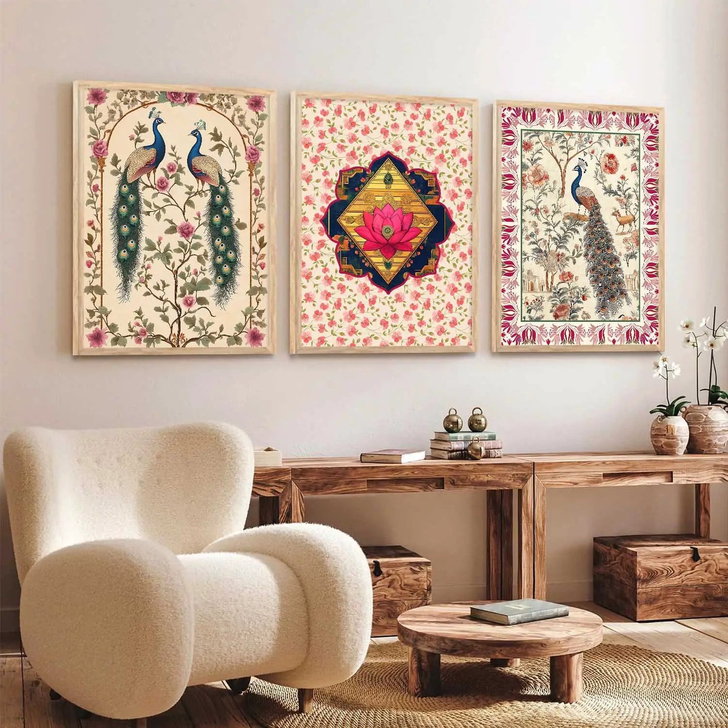 Traditional Wall Art Paintings for Living Room - Wall Poster With frames