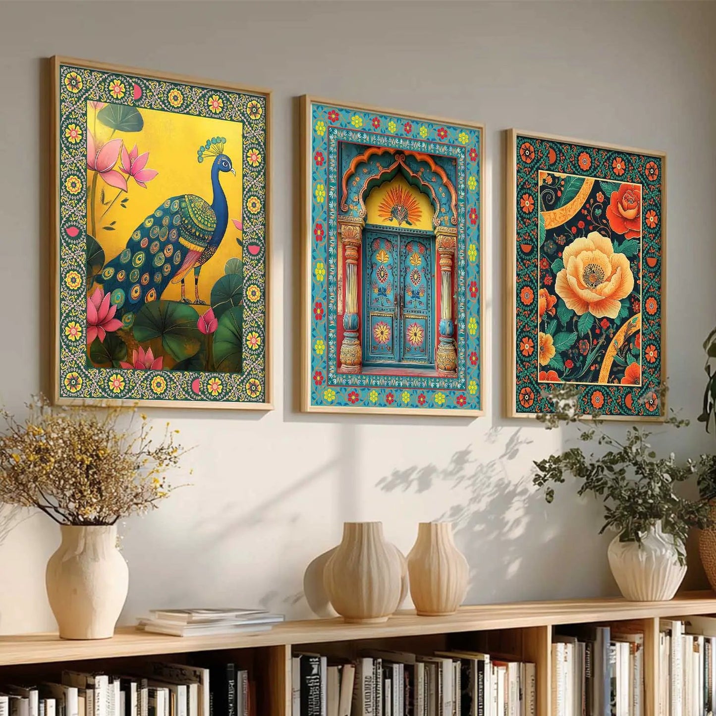 Traditional Wall Art Paintings for Living Room - Wall Poster With frames