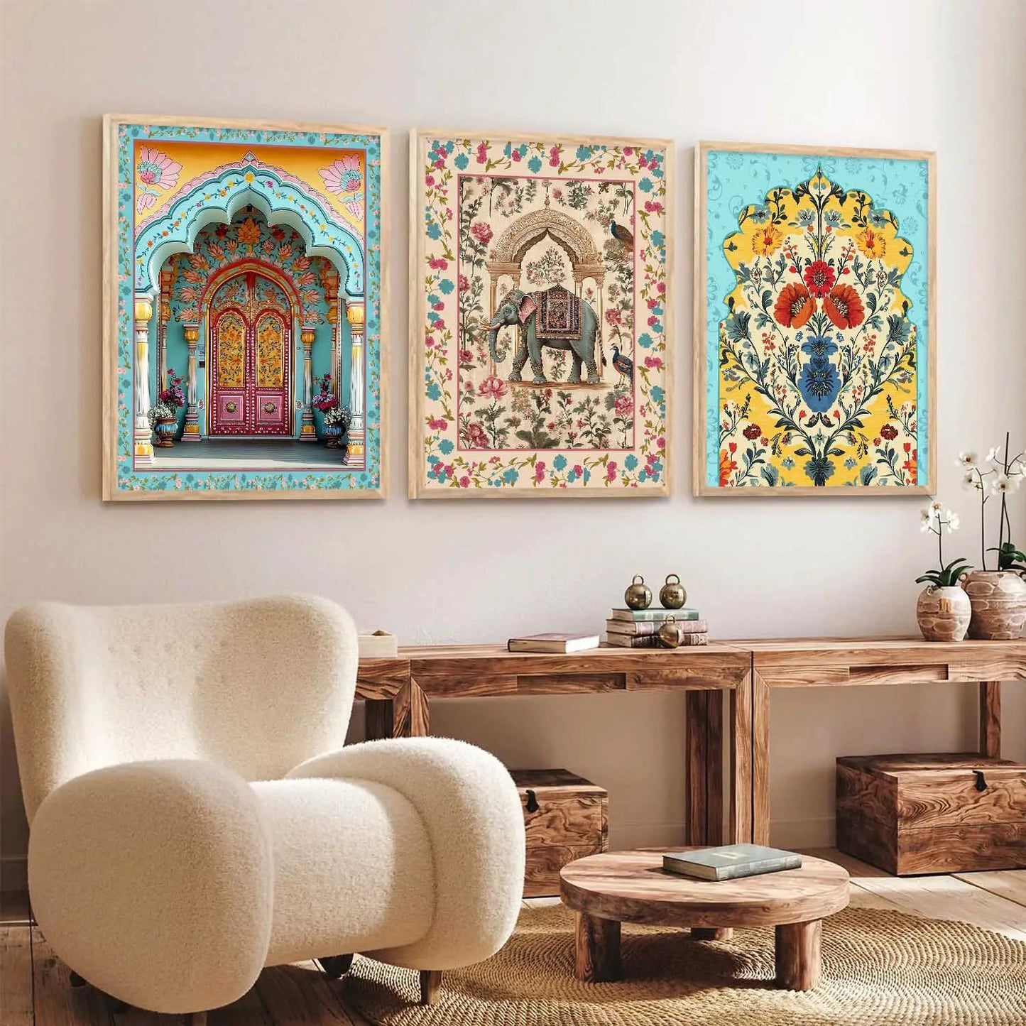 Traditional Wall Art Paintings for Living Room - Wall Poster With frames