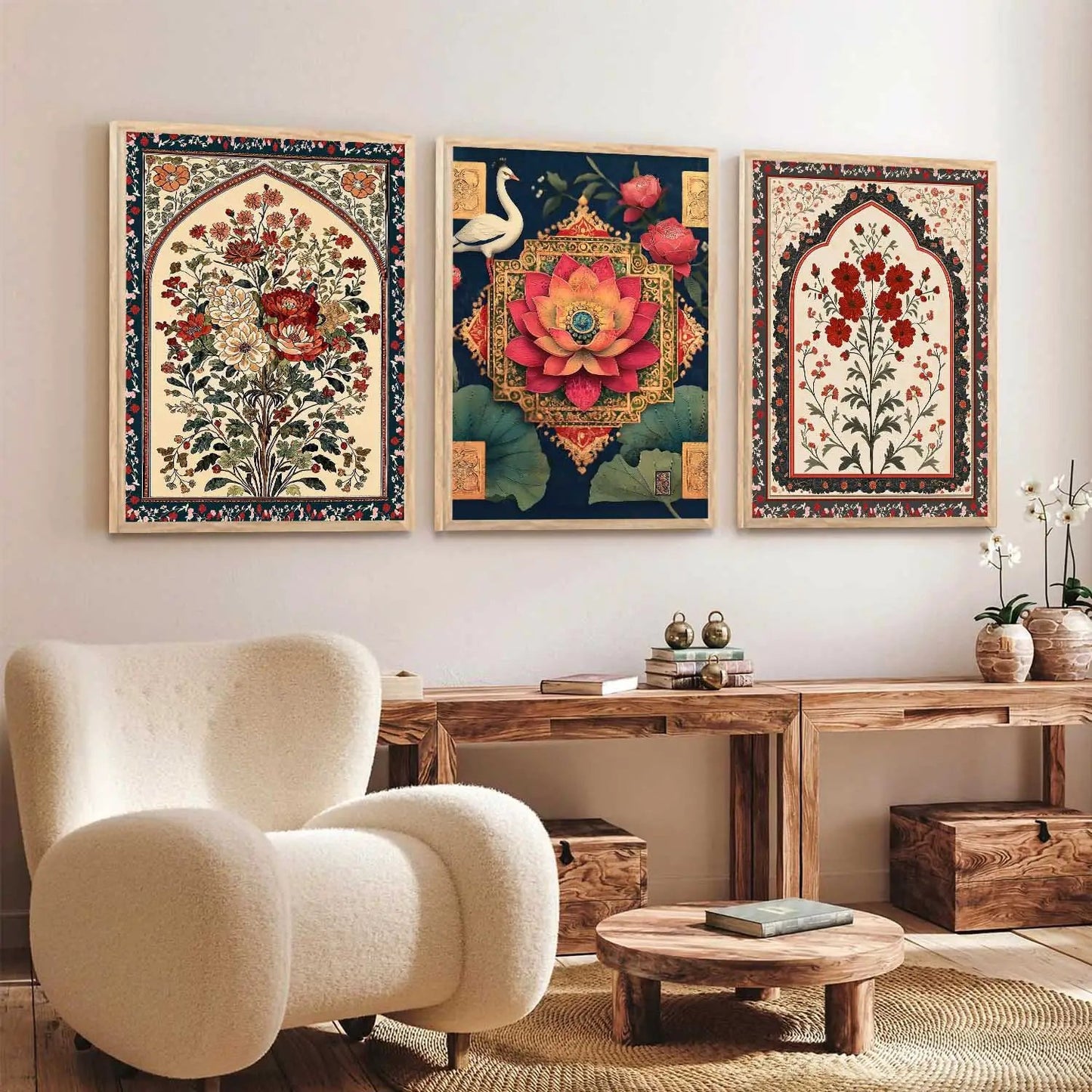 Traditional Wall Art Paintings for Living Room - Wall Poster With frames