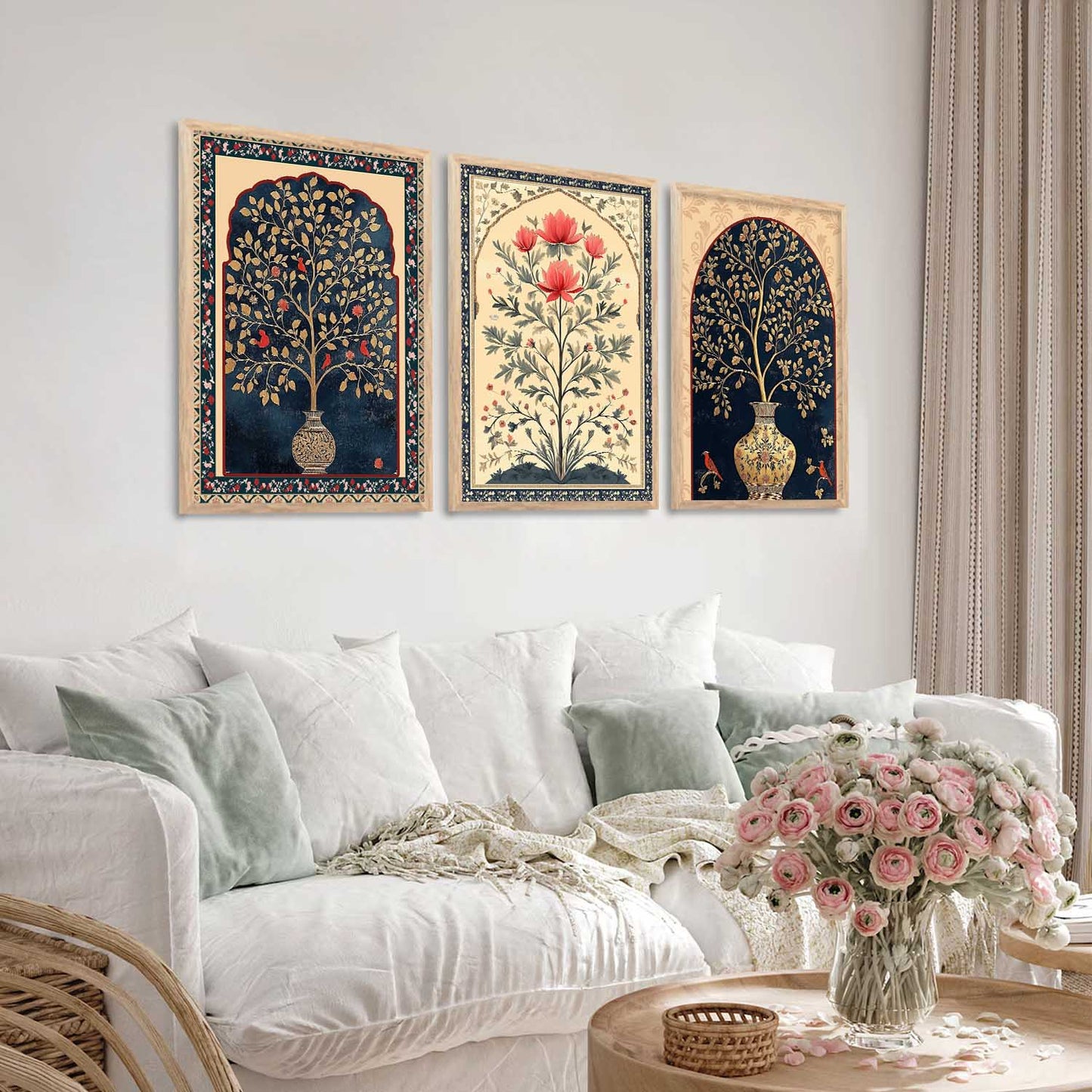 Traditional Wall Art Paintings for Living Room - Wall Poster With frames