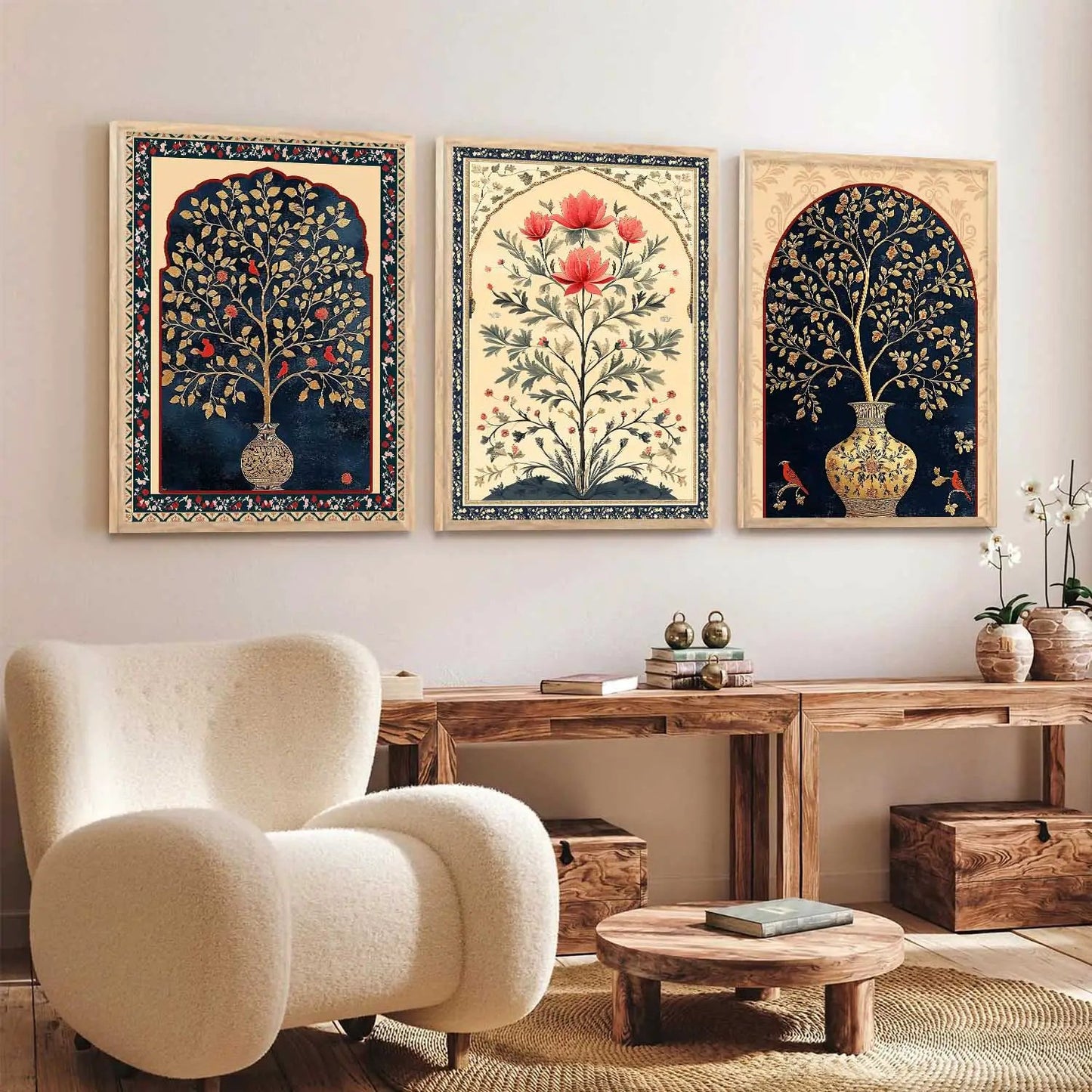 Traditional Wall Art Paintings for Living Room - Wall Poster With frames