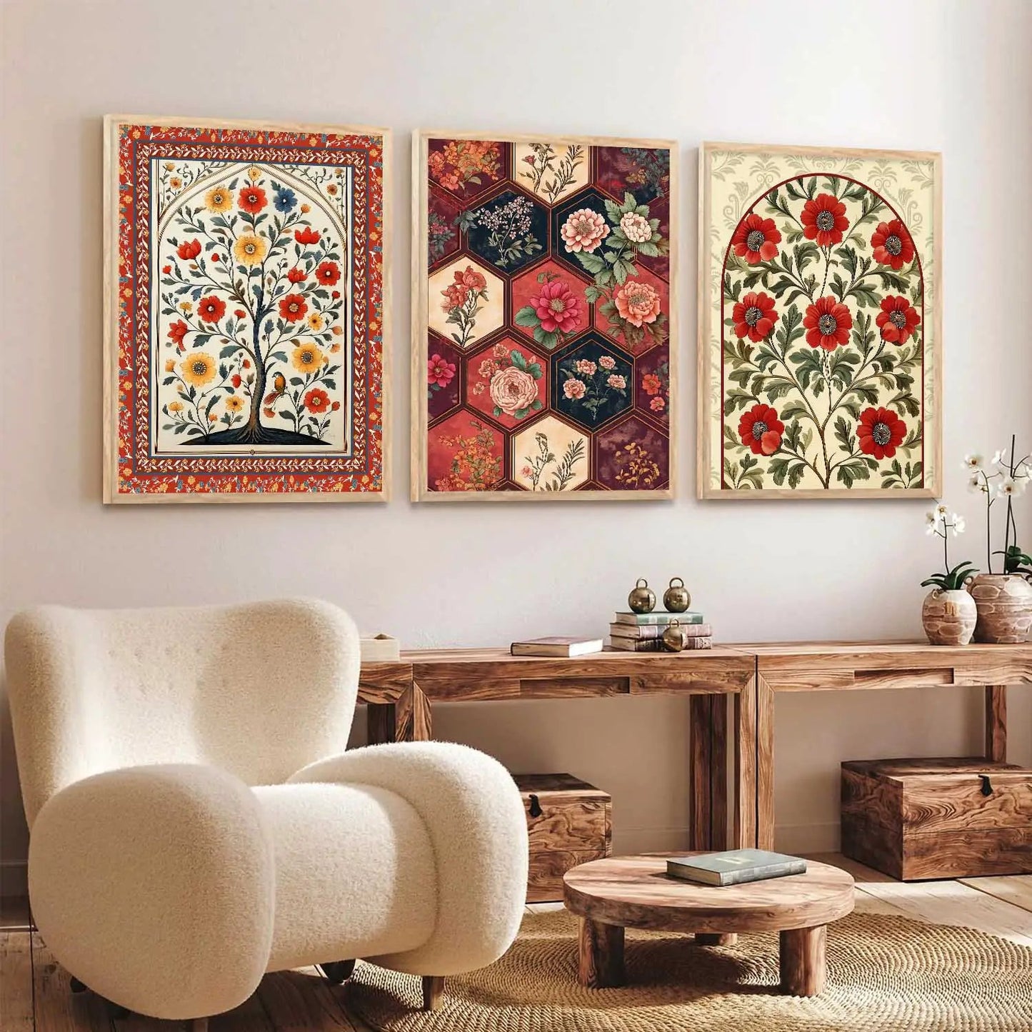 Traditional Wall Art Paintings for Living Room - Wall Poster With frames