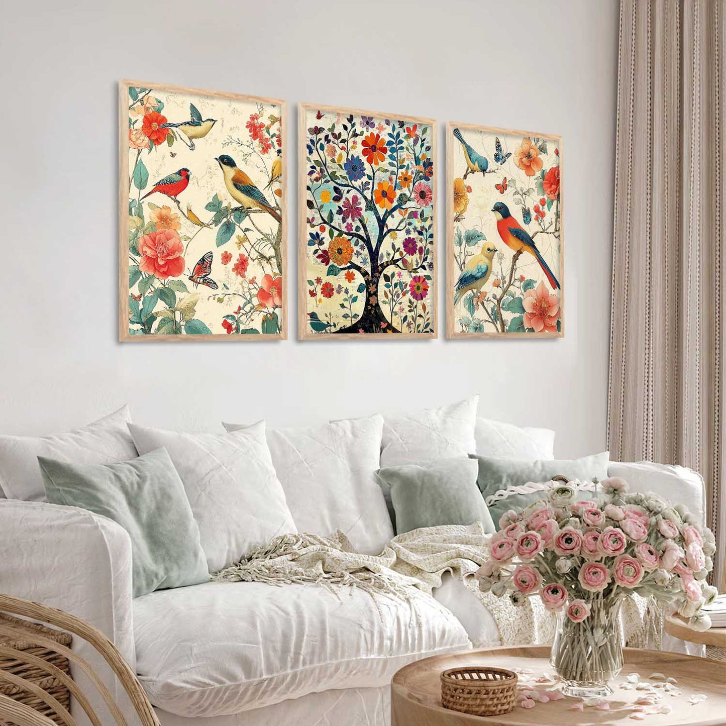 Traditional Wall Art Paintings for Living Room - Wall Poster With frames