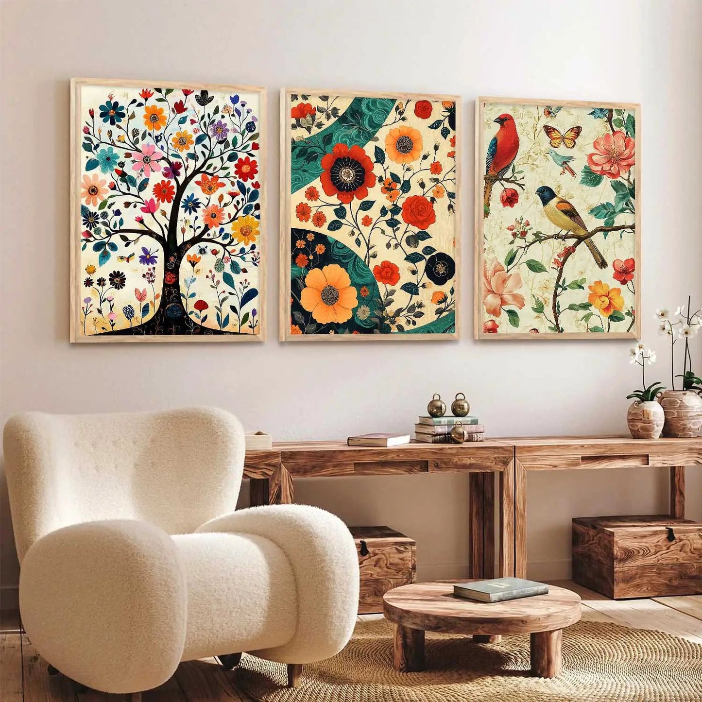Traditional Wall Art Paintings for Living Room - Wall Poster With frames