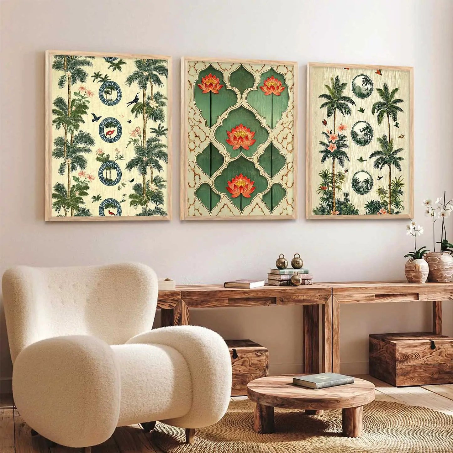Traditional Wall Art Paintings for Living Room - Wall Poster With frames