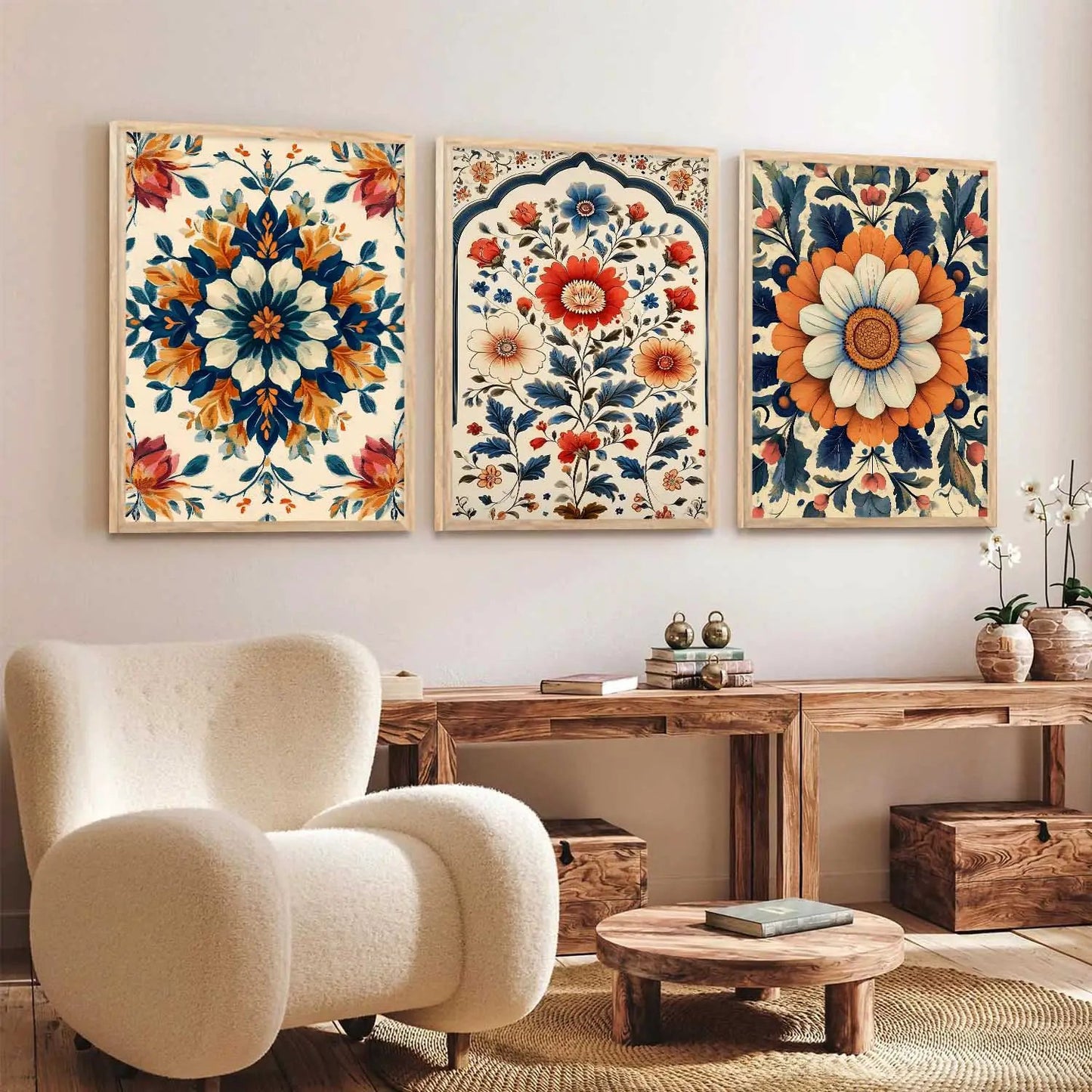 Traditional Wall Art Paintings for Living Room - Wall Poster With frames