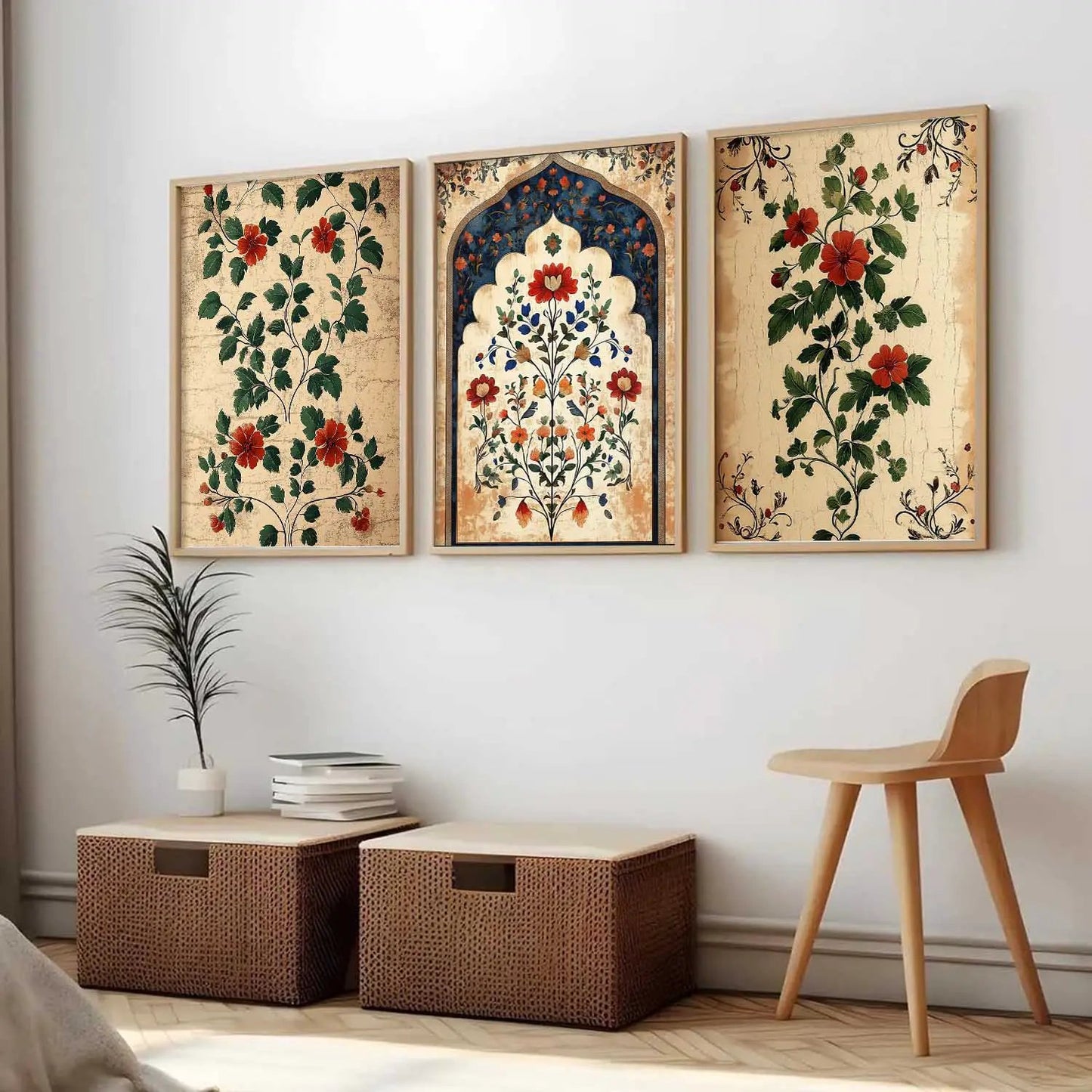 Floral Wall Art Paintings for Living Room - Wall Poster With frames