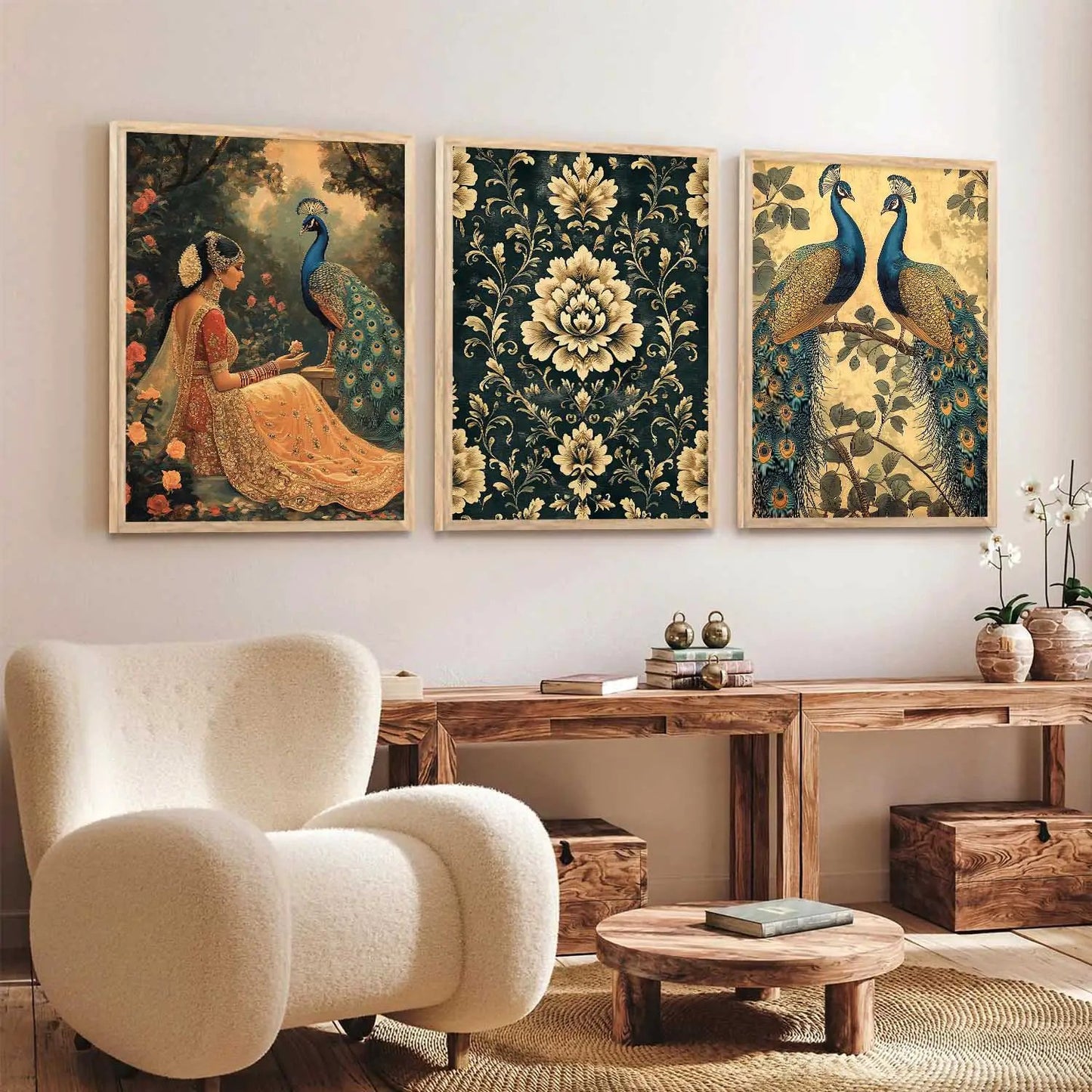Traditional Wall Art Paintings for Living Room - Wall Poster With frames