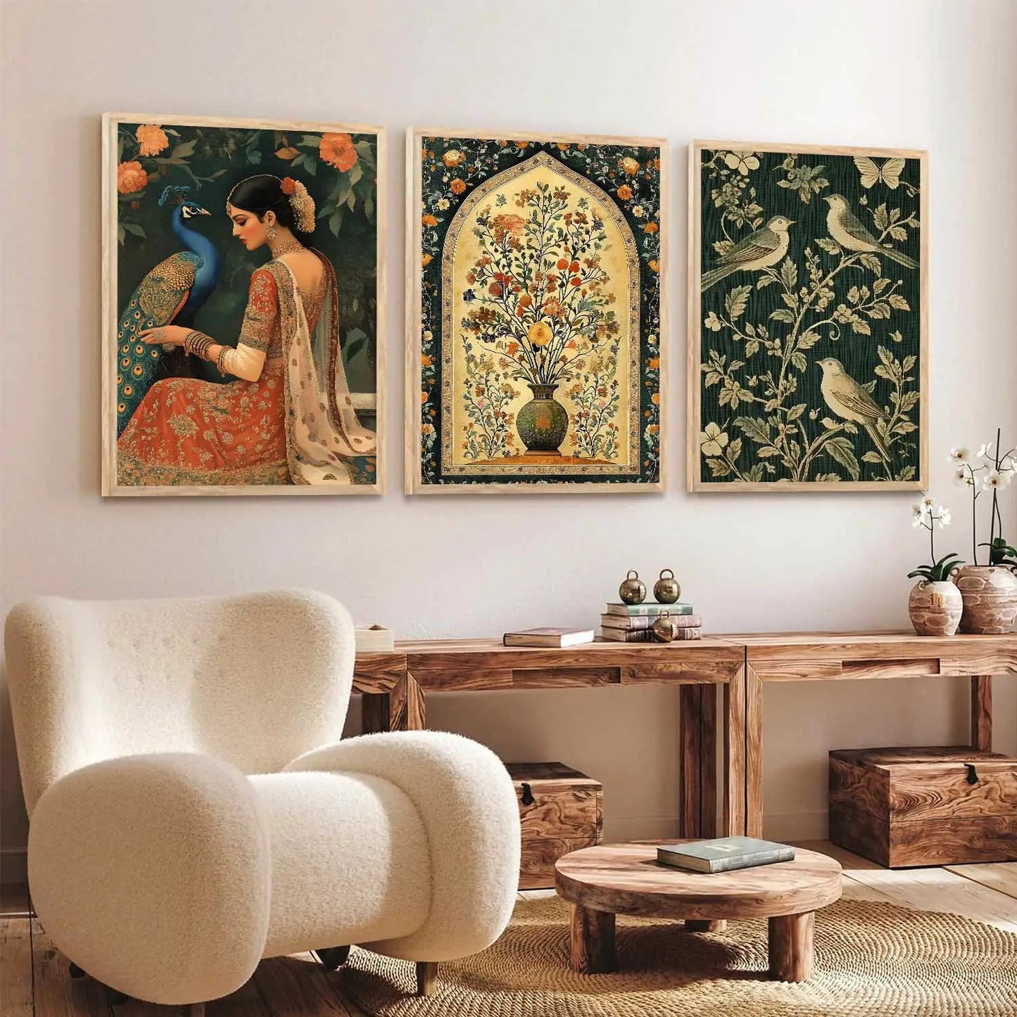 Traditional Wall Art Paintings for Living Room - Wall Poster With frames