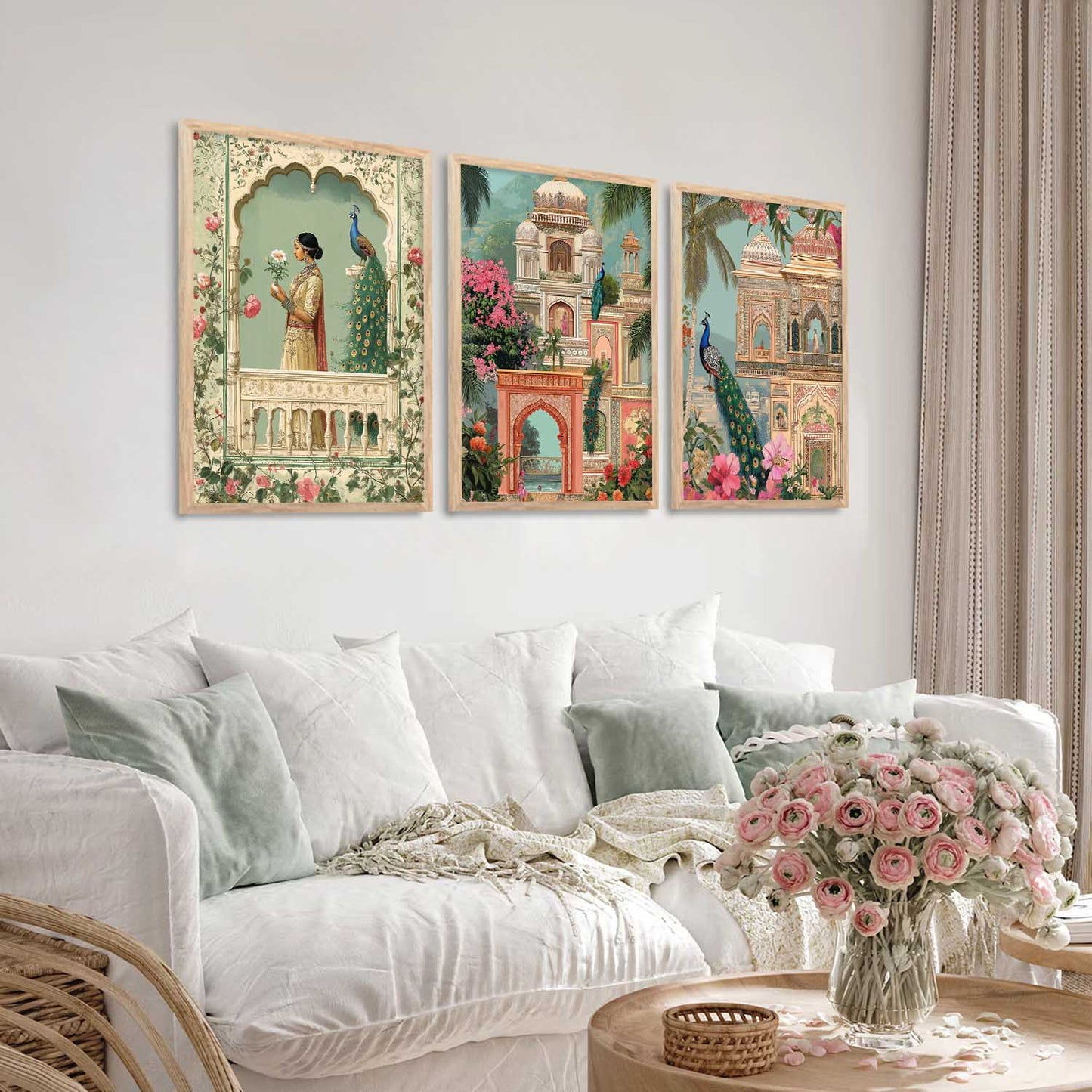 Traditional Wall Art Paintings for Living Room - Wall Poster With frames