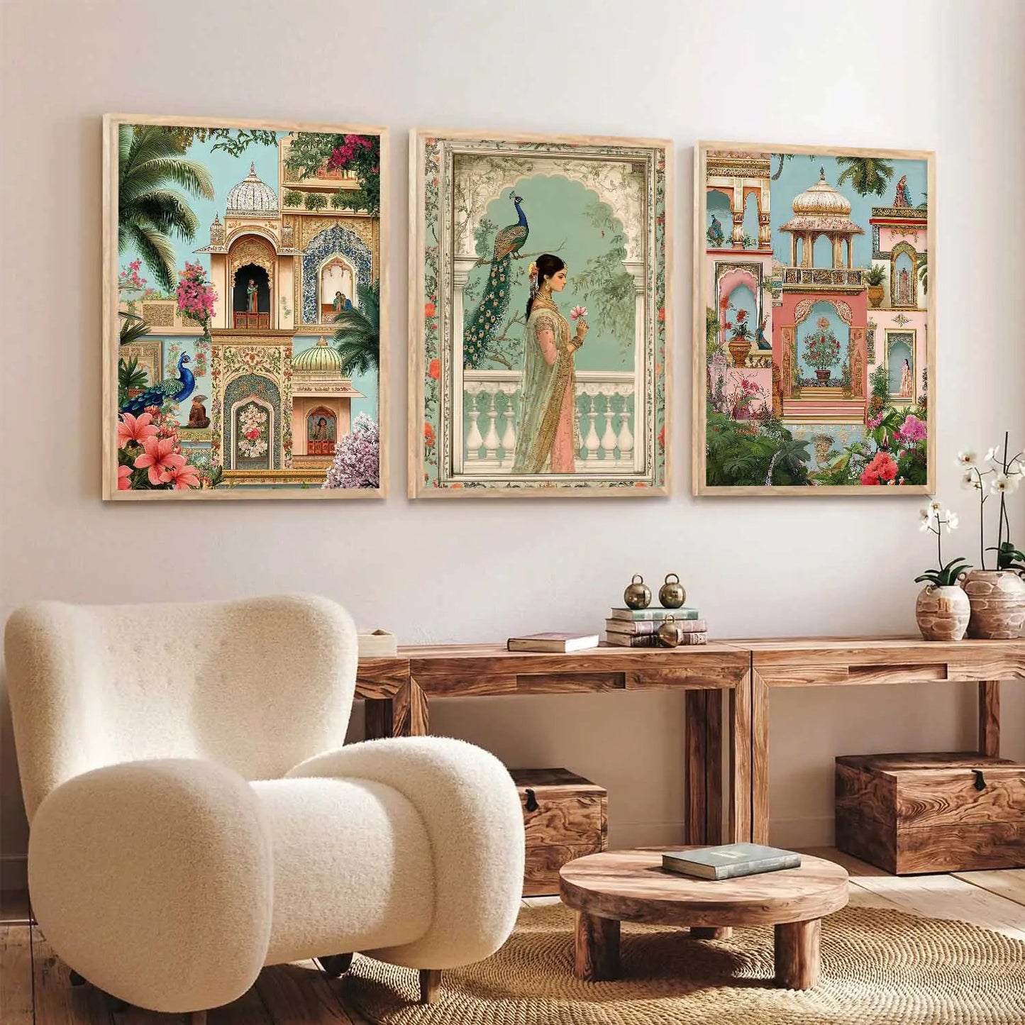 Traditional Wall Art Paintings for Living Room - Wall Poster With frames