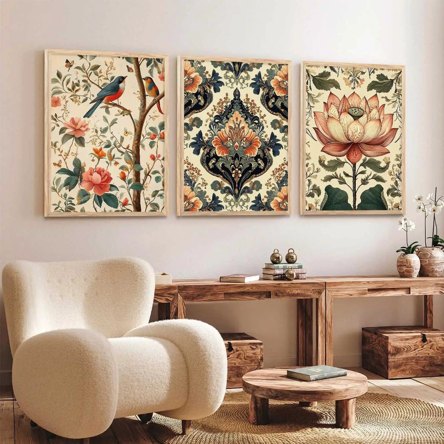 Traditional Wall Art Paintings for Living Room - Wall Poster With frames
