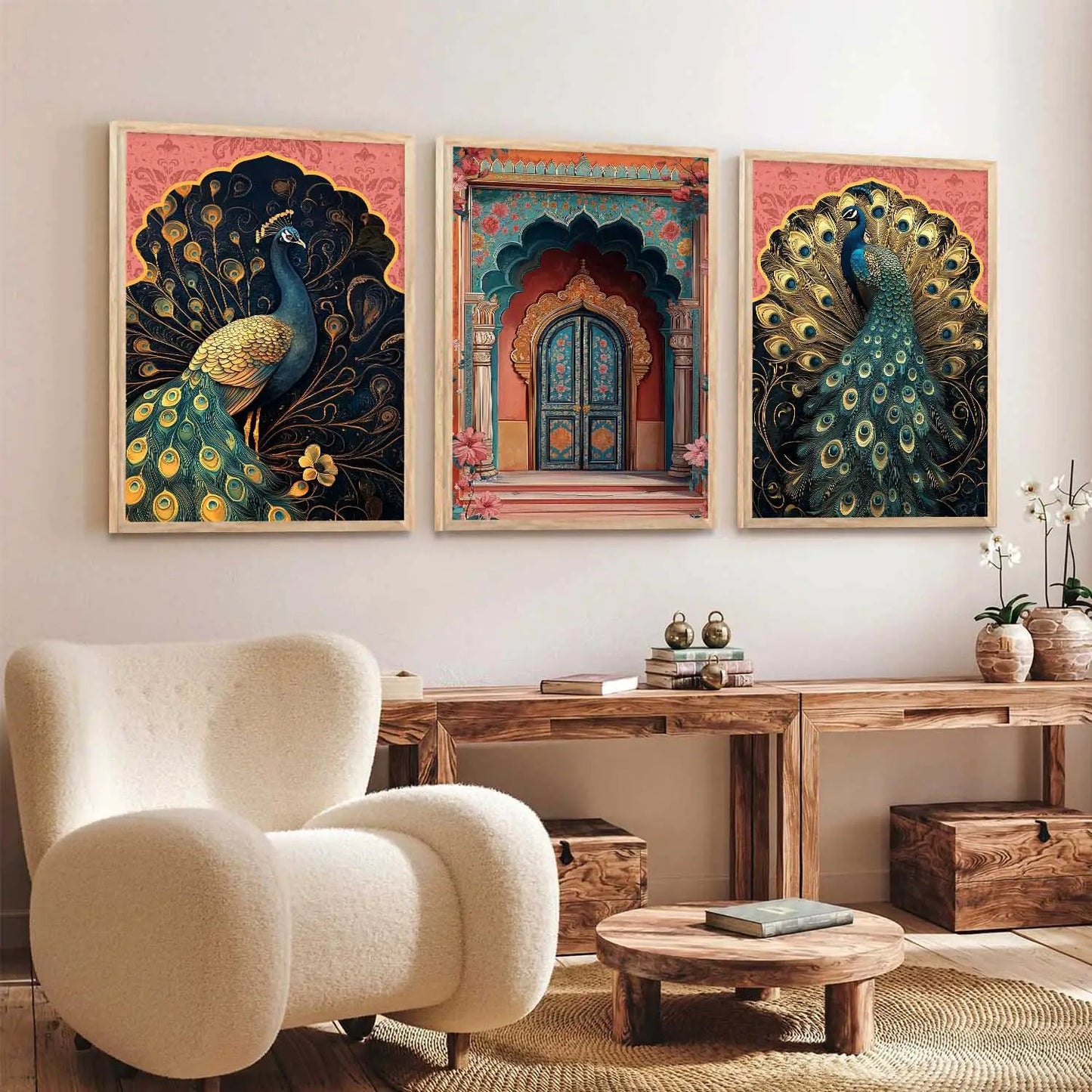 Traditional Wall Art Paintings for Living Room - Wall Poster With frames