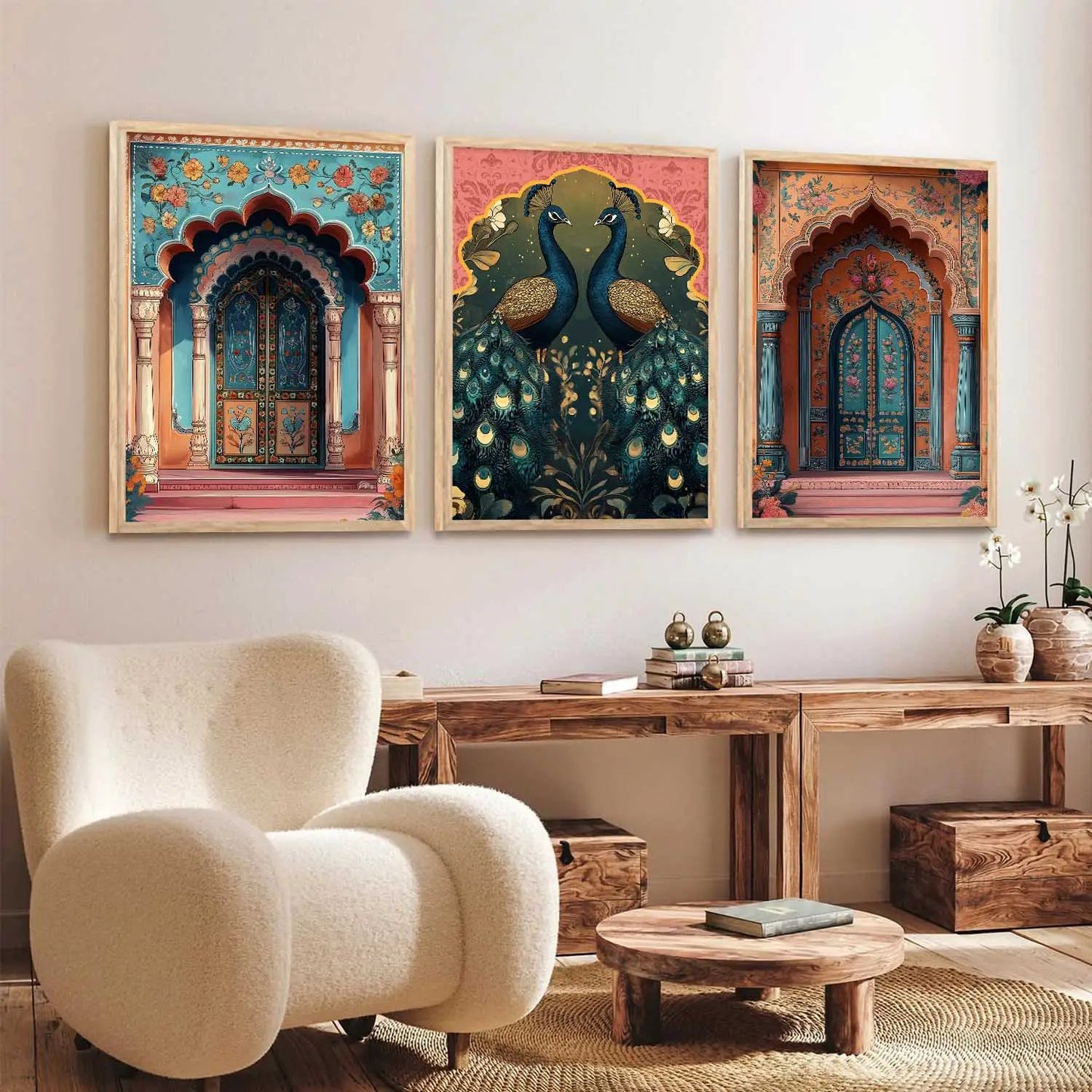 Traditional Wall Art Paintings for Living Room - Wall Poster With frames
