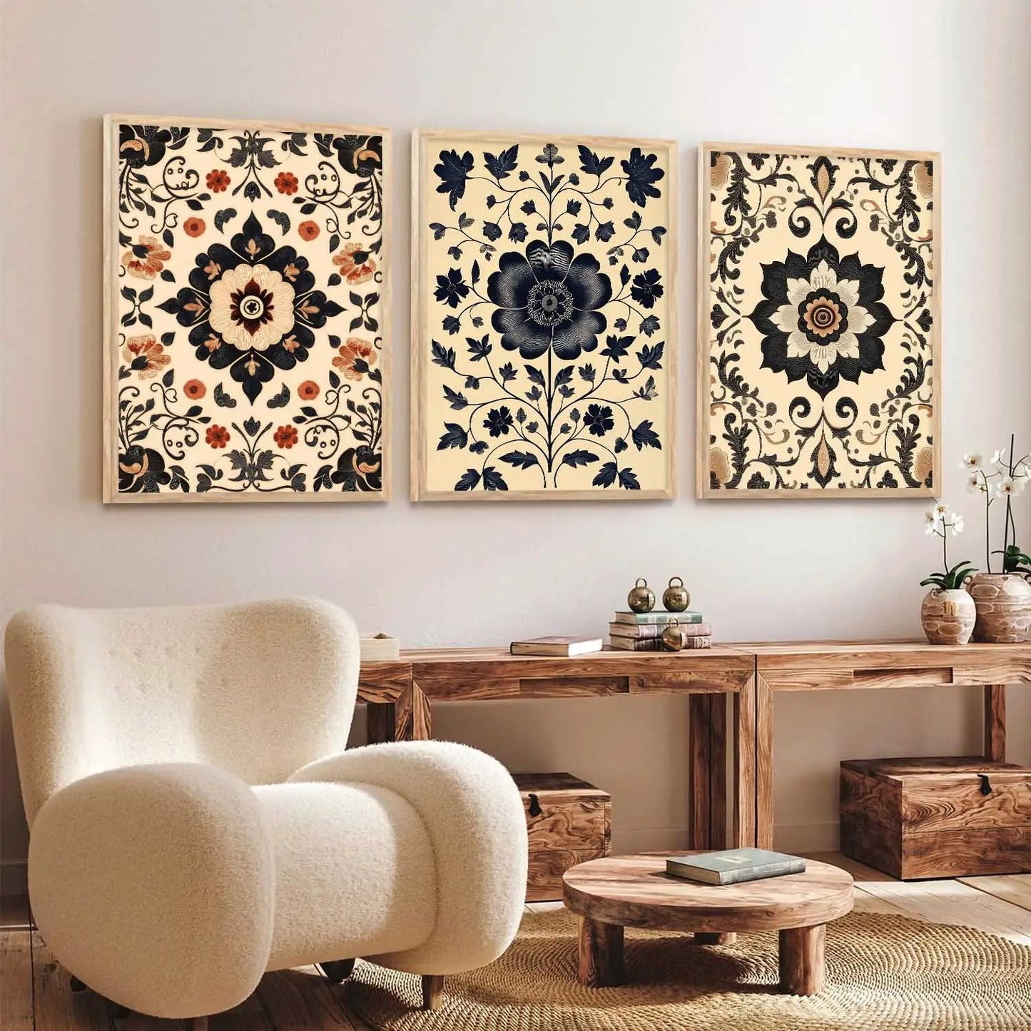 Traditional Wall Art Paintings for Living Room - Wall Poster With frames
