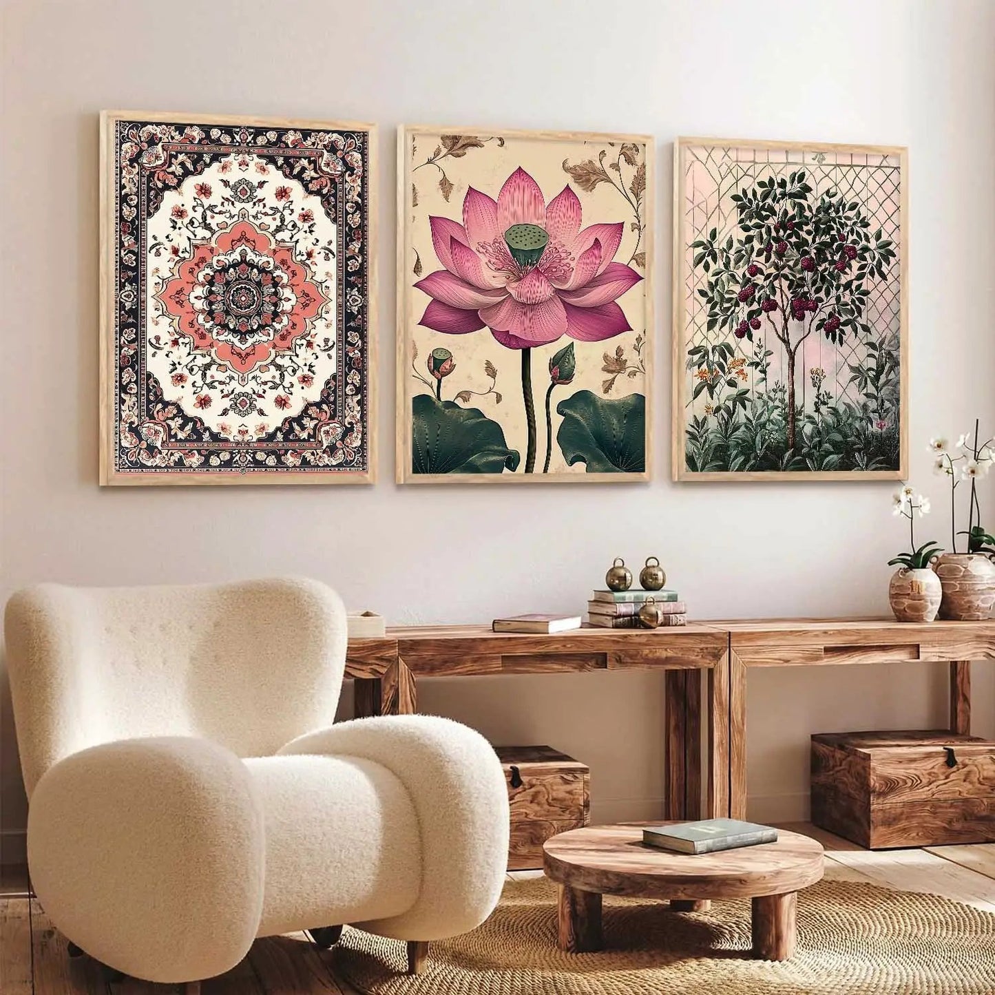 Traditional Wall Art Paintings for Living Room - Wall Poster With frames