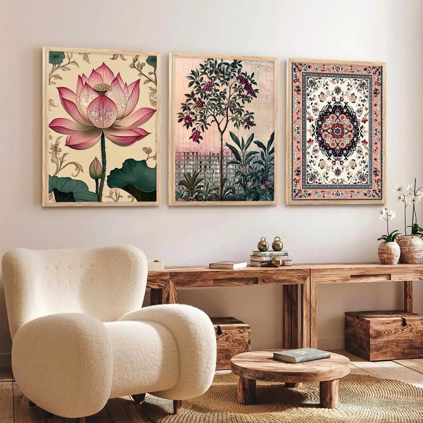 Traditional Wall Art Paintings for Living Room - Wall Poster With frames