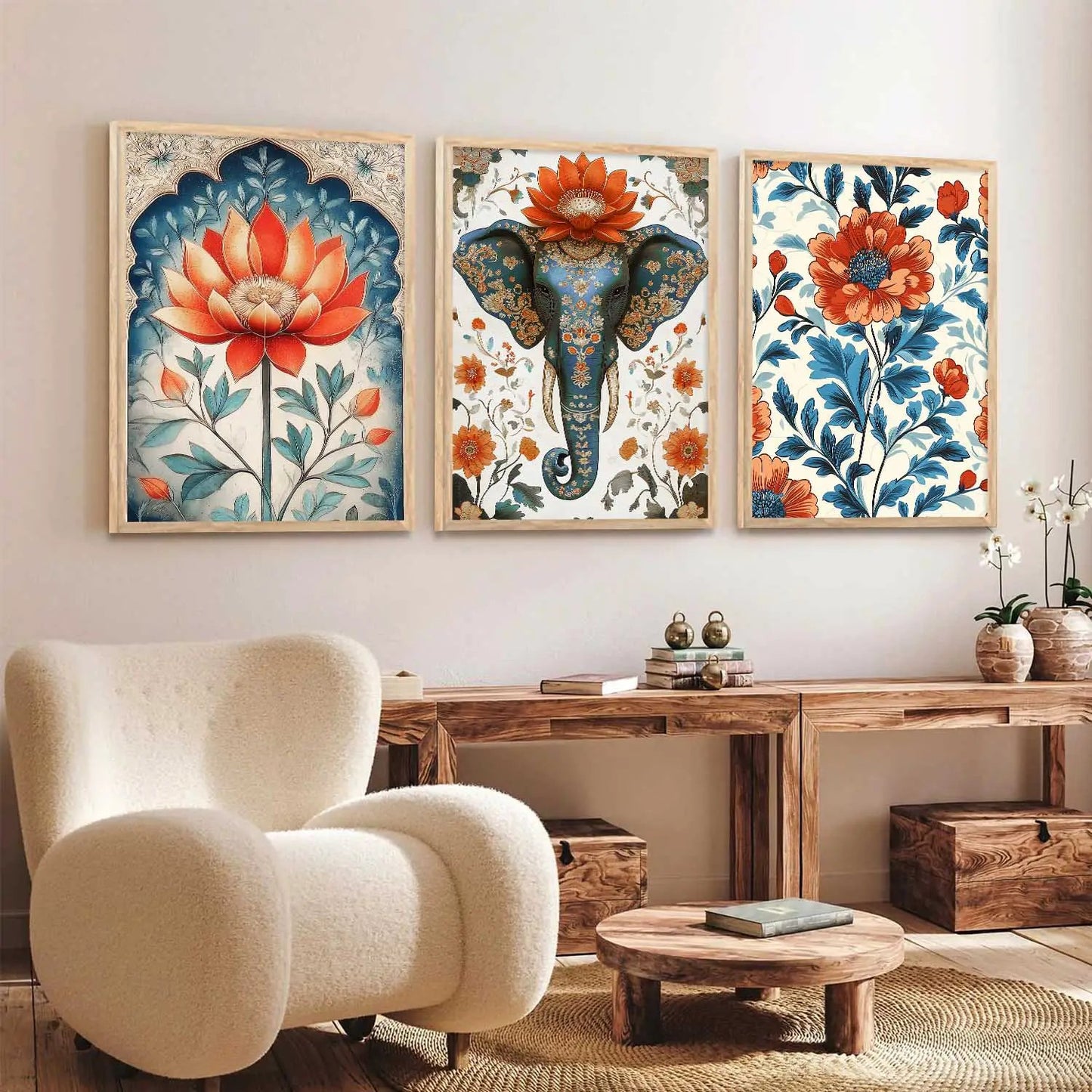 Traditional Wall Art Paintings for Living Room - Wall Poster With frames