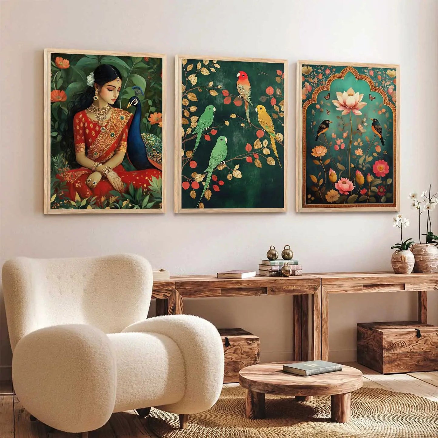 Traditional Wall Art Paintings for Living Room - Wall Poster With frames