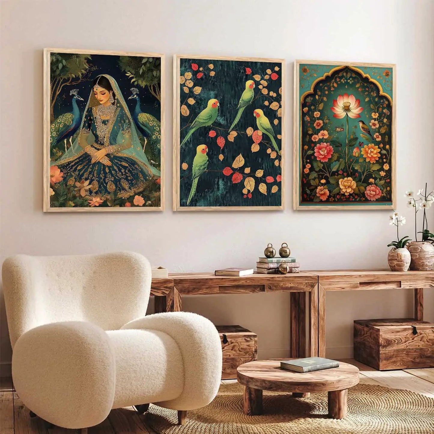Traditional Wall Art Paintings for Living Room - Wall Poster With frames