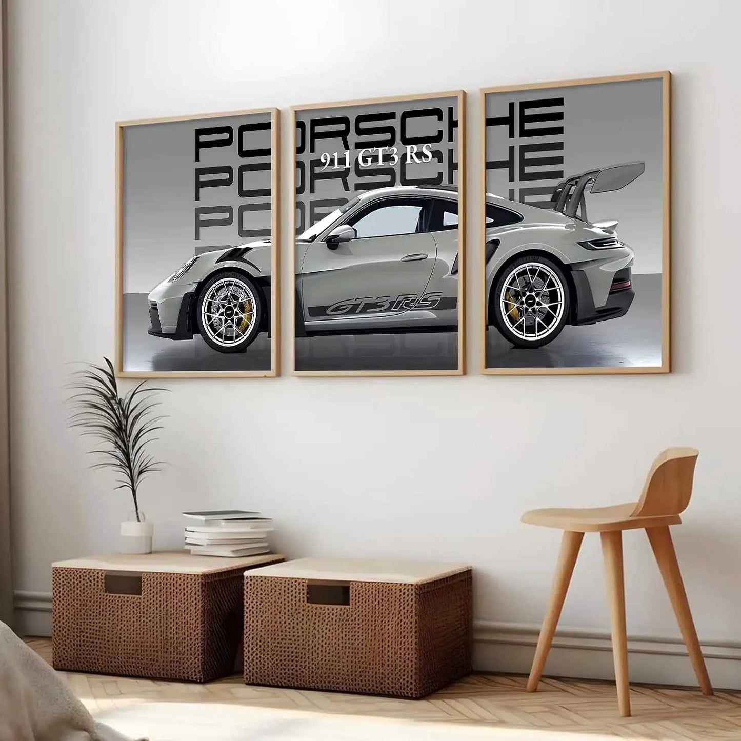 Big Porsche Cars Wall Art Paintings for Living Room Bedroom