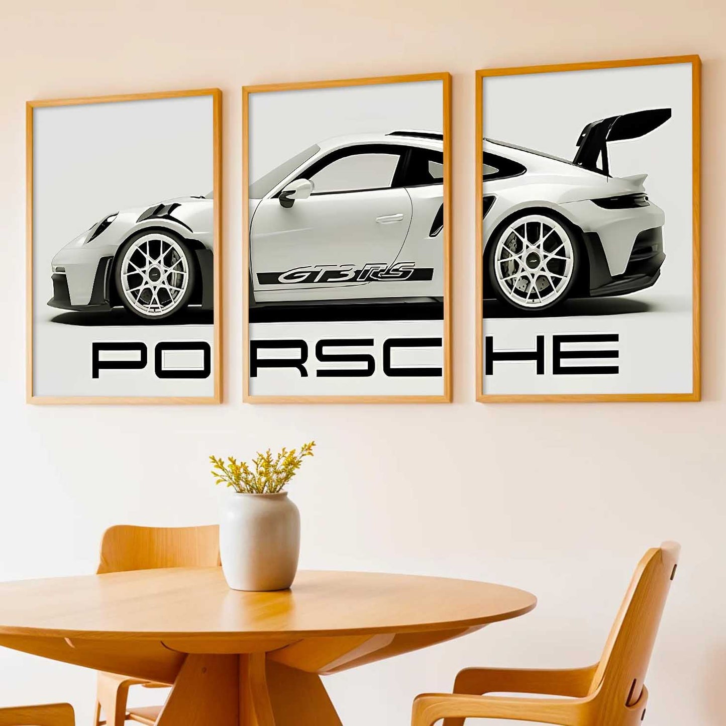 Big Porsche Cars Wall Art Paintings for Living Room Bedroom