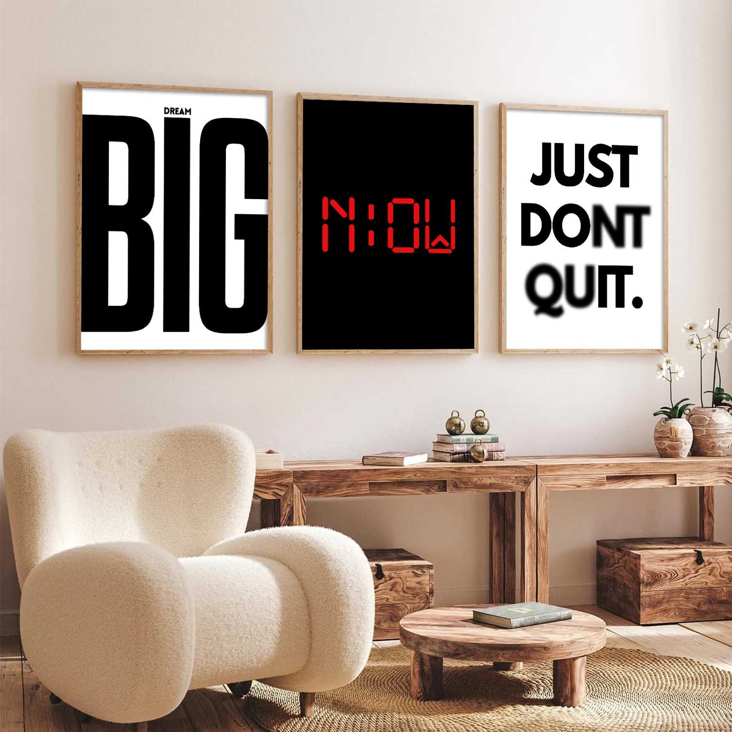 Daily Affirmation Motivational Wall Art Paintings for Living Room Bedroom