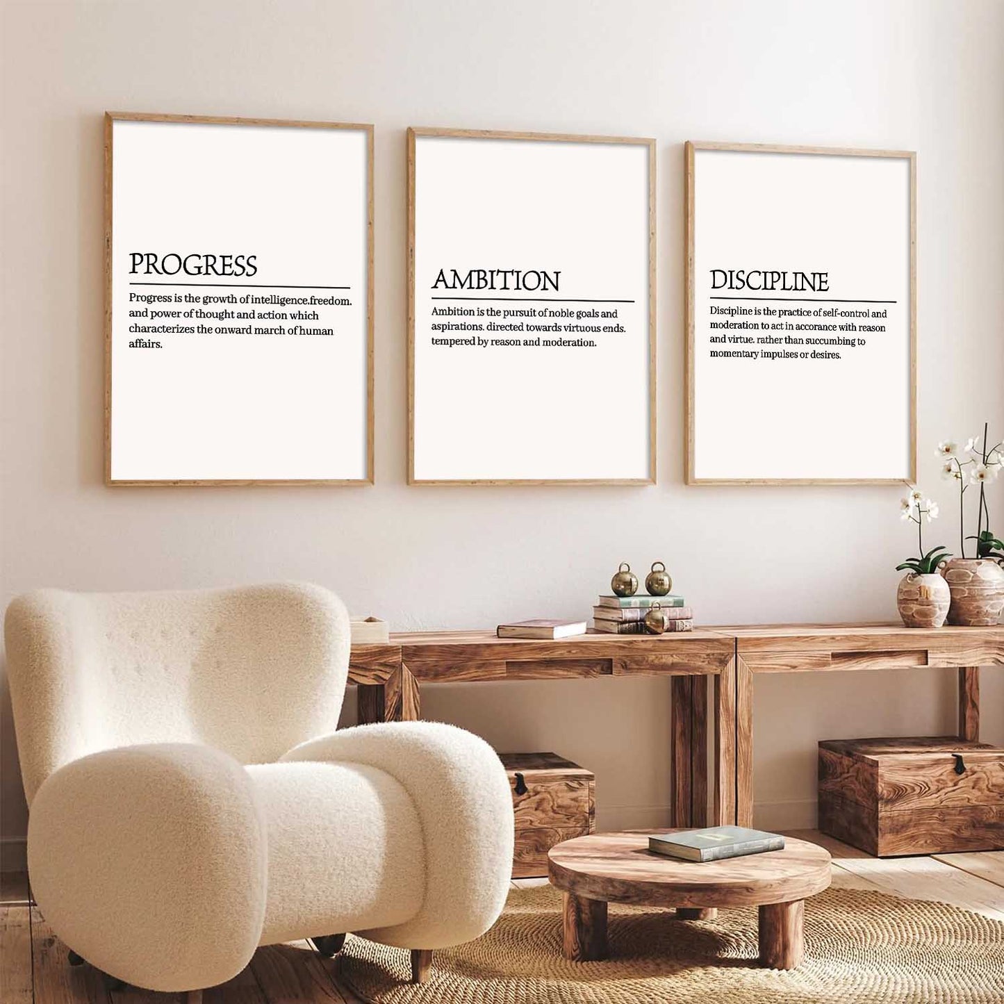 Daily Affirmation inspirational Wall Art Paintings for Living Room Bedroom