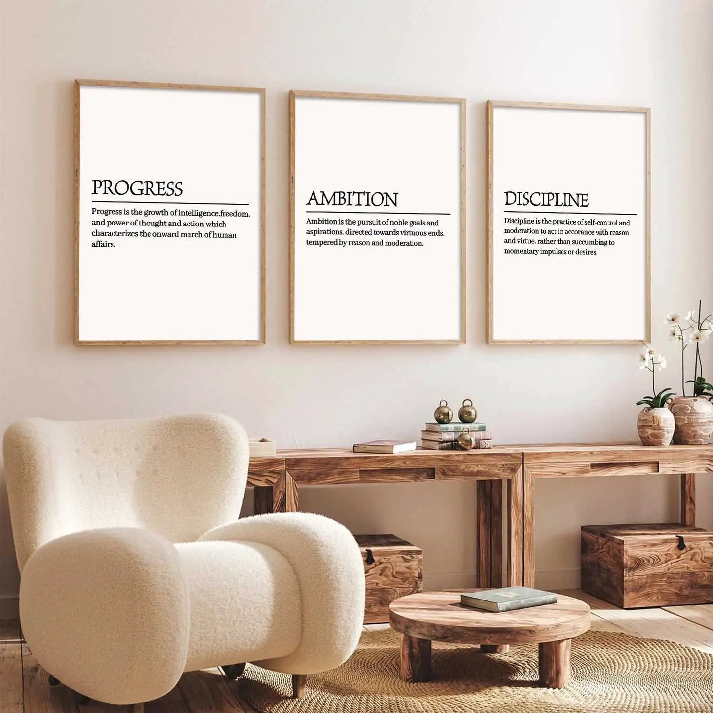 Daily Affirmation inspirational Wall Art Paintings for Living Room Bedroom