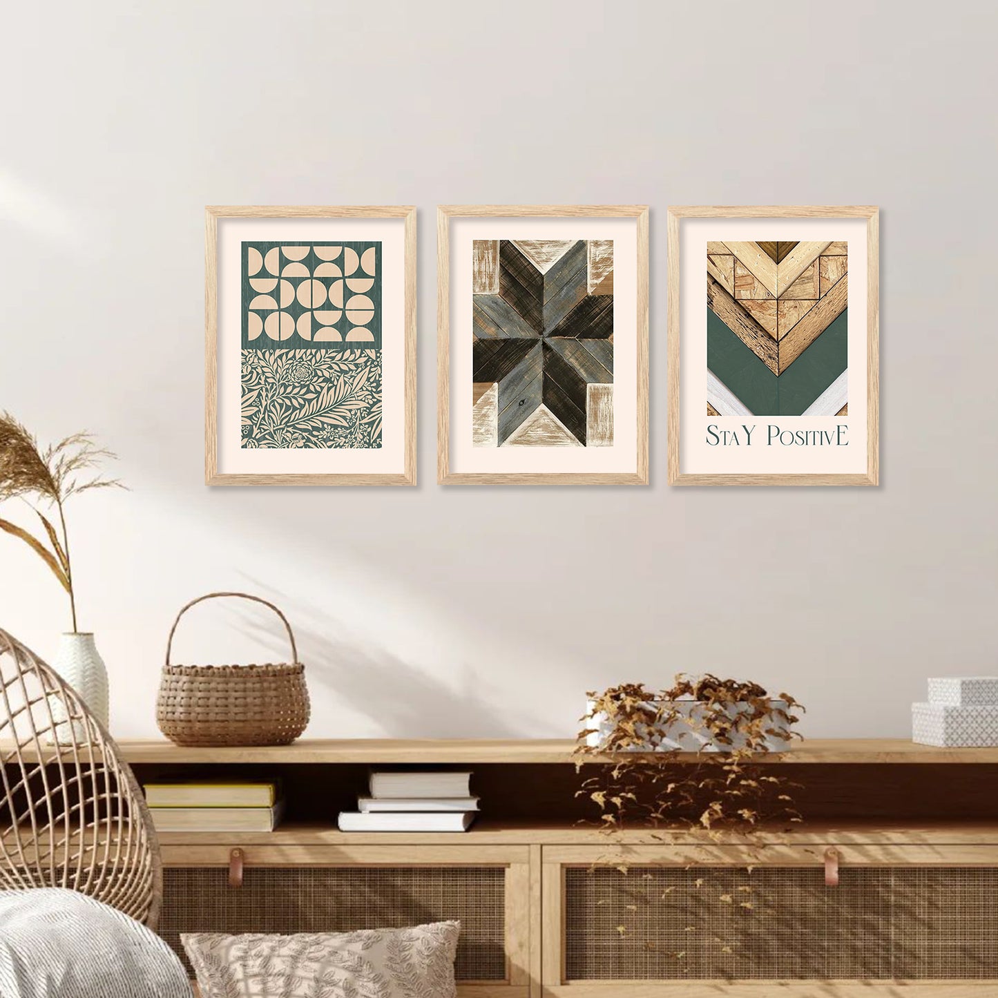 Motivational Quotes Framed Posters for Home Living Room Bedroom and Office Wall Decor Set of 6